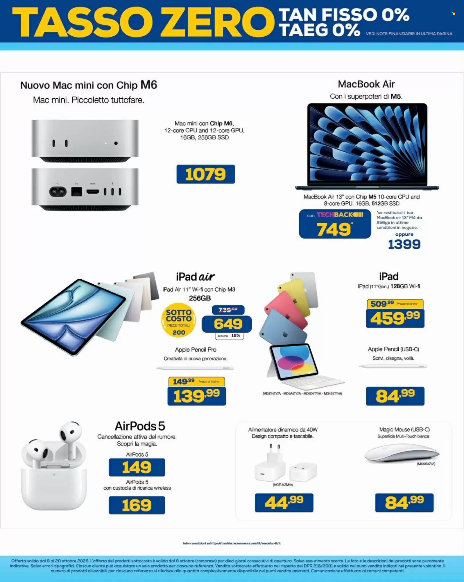 Volantino promozionale Euronics Bruno  valide dal 09/10/2026 - Pagina 14.