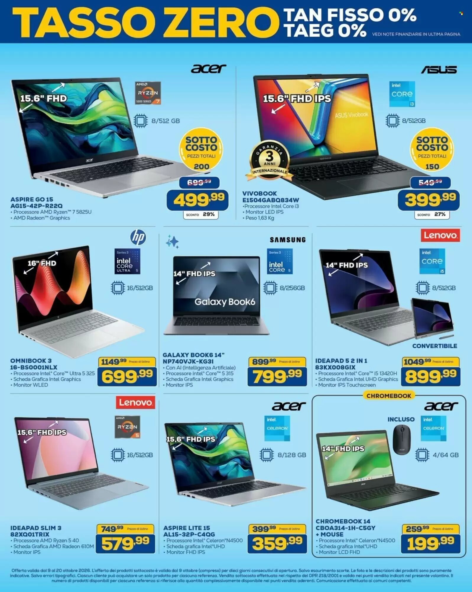 Volantino promozionale Euronics Bruno  valide dal 09/10/2026 - Pagina 15.