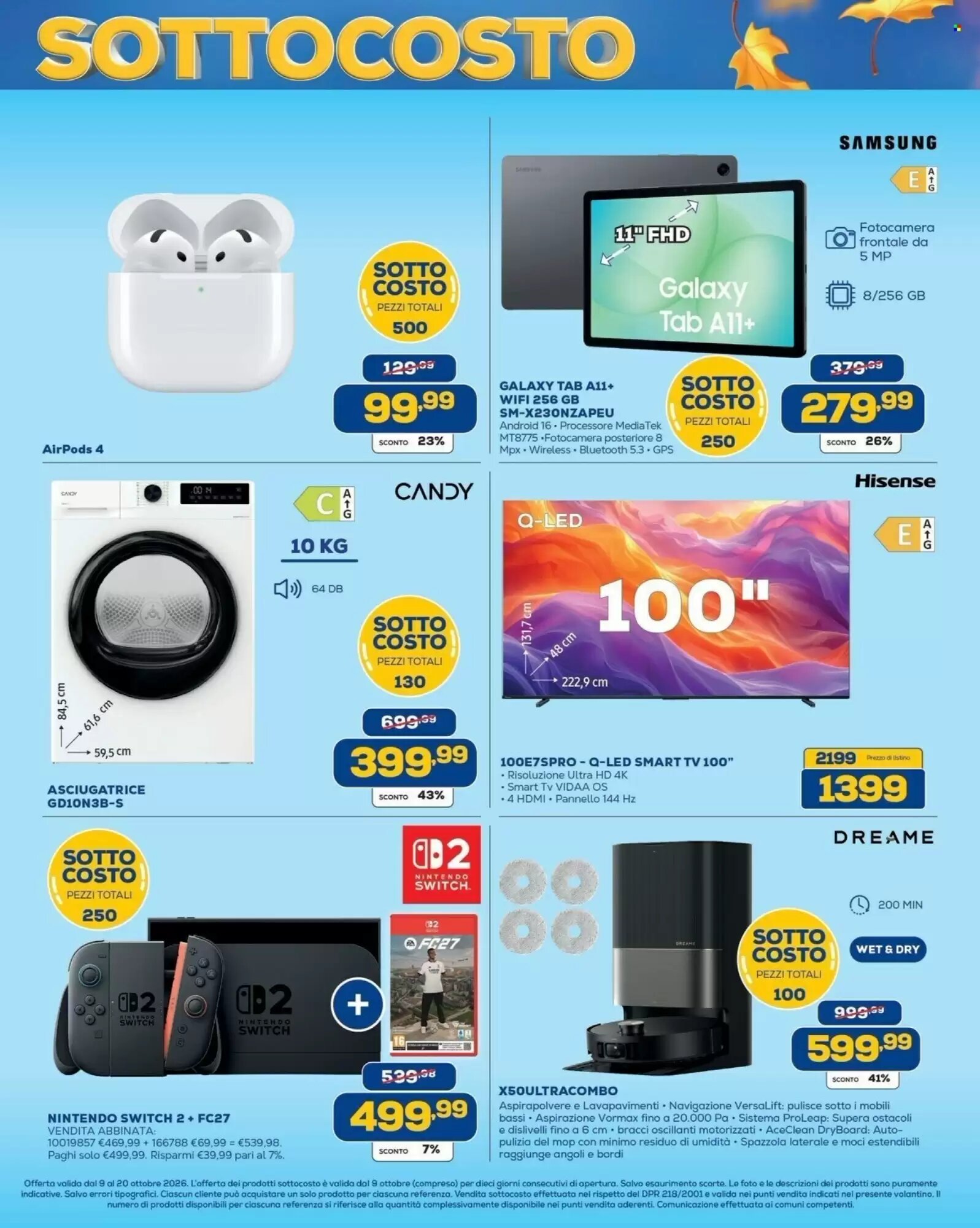 Volantino promozionale Euronics Bruno  valide dal 09/10/2026 - Pagina 2.