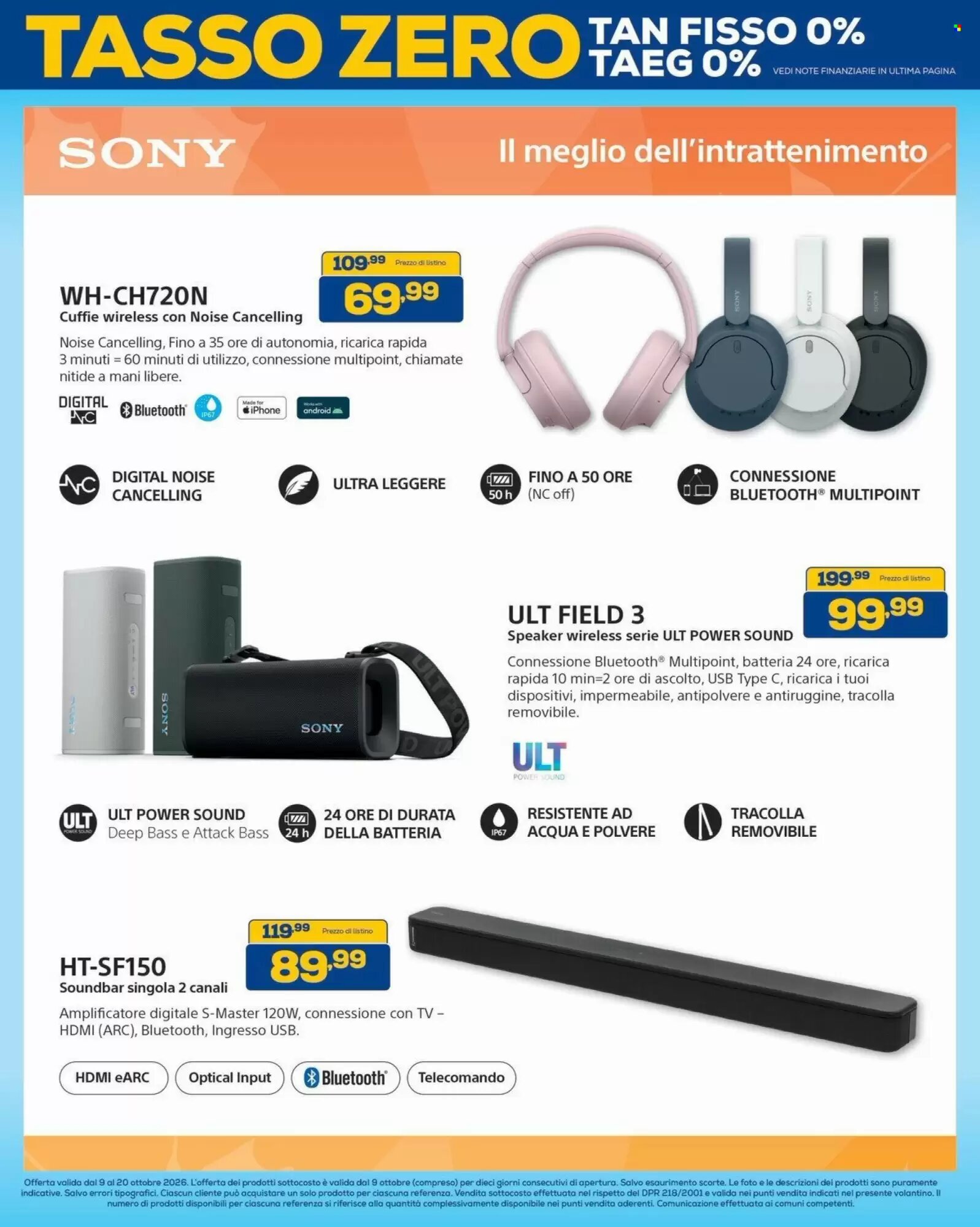 Volantino promozionale Euronics Bruno  valide dal 09/10/2026 - Pagina 36.