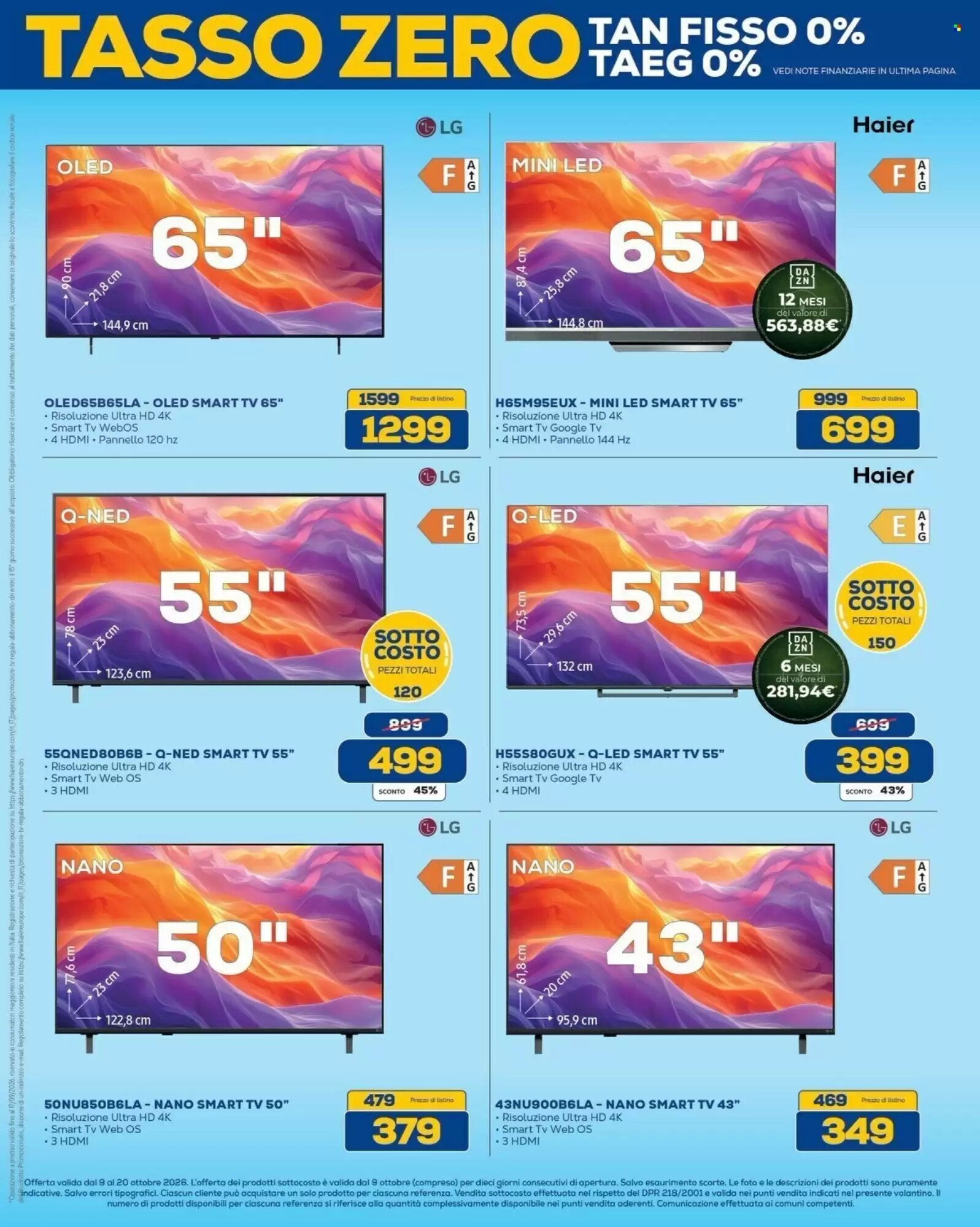 Volantino promozionale Euronics Bruno  valide dal 09/10/2026 - Pagina 4.