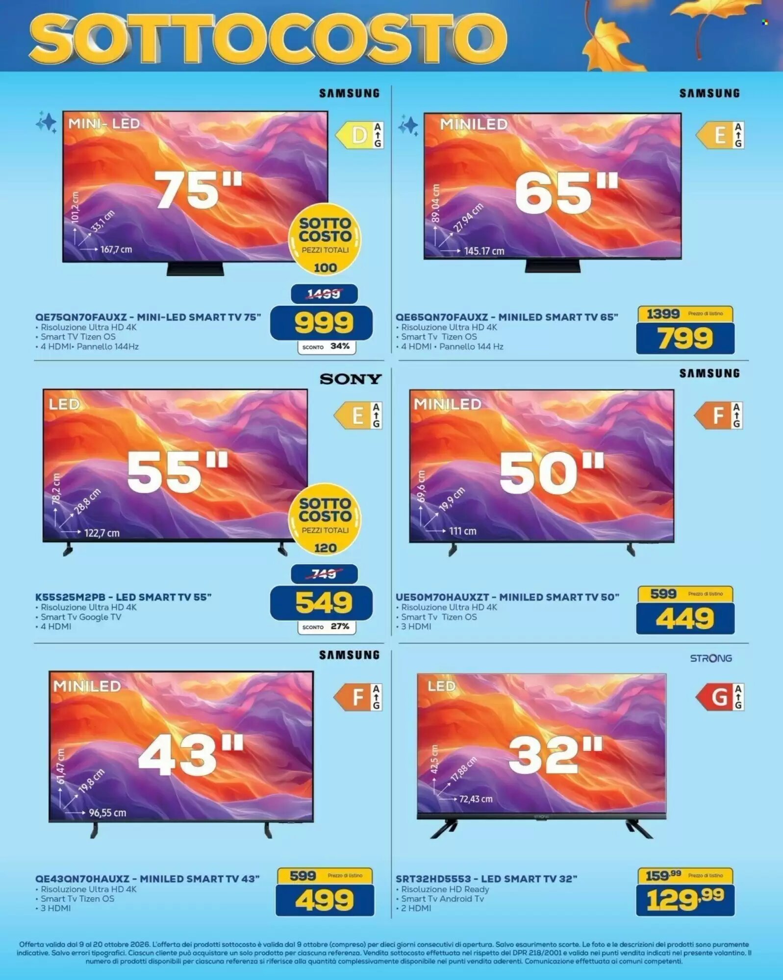 Volantino promozionale Euronics Bruno  valide dal 09/10/2026 - Pagina 5.