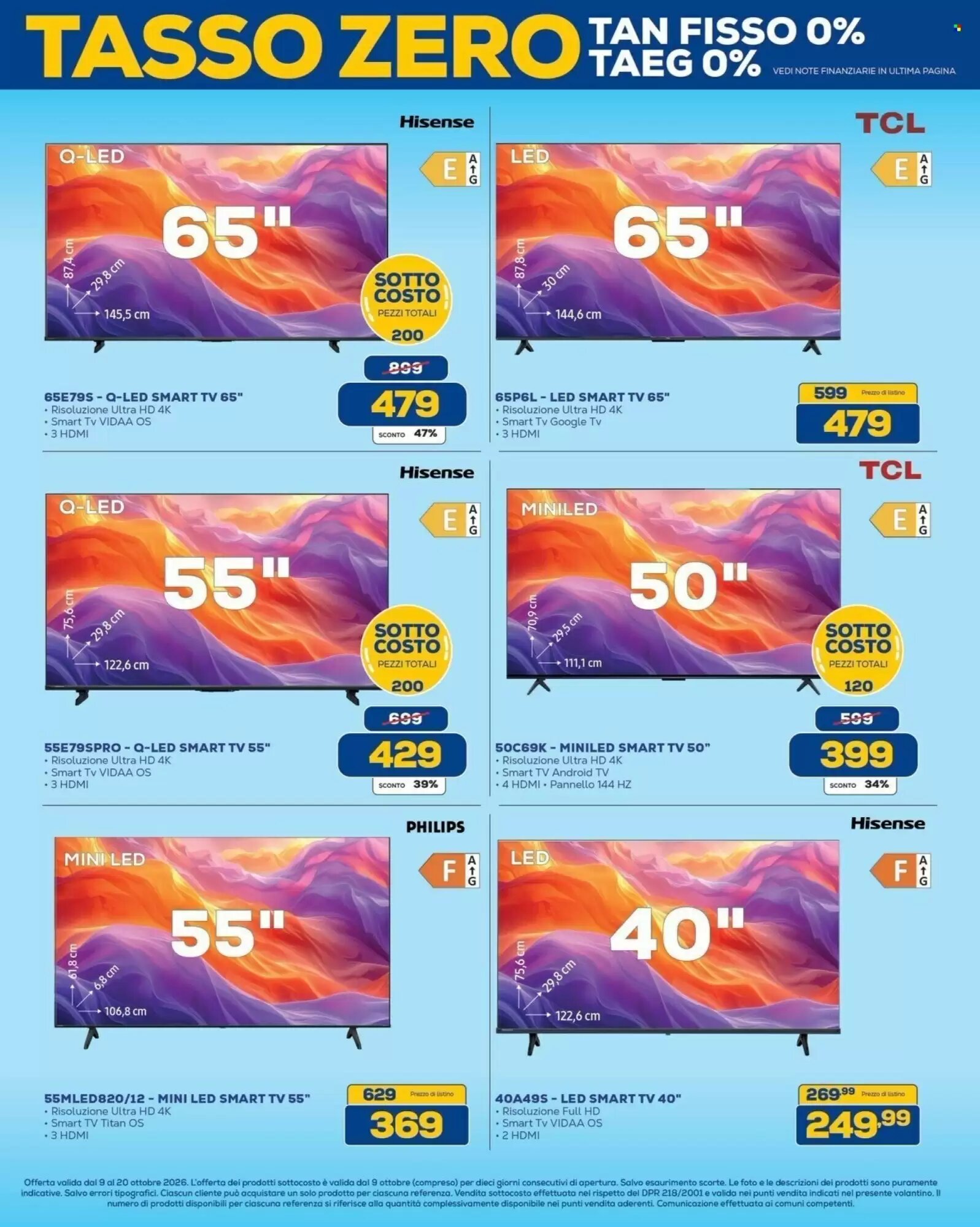 Volantino promozionale Euronics Bruno  valide dal 09/10/2026 - Pagina 6.