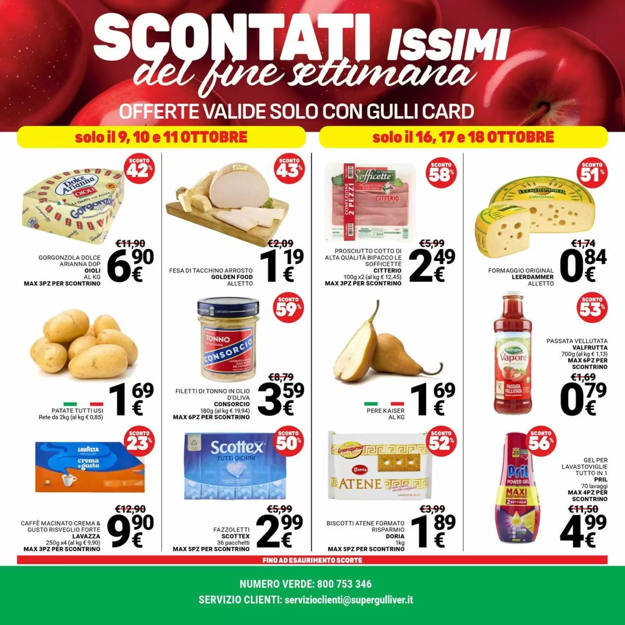 Volantino promozionale Supermercati Gulliver  valide dal 09/10/2026 - Pagina 40.