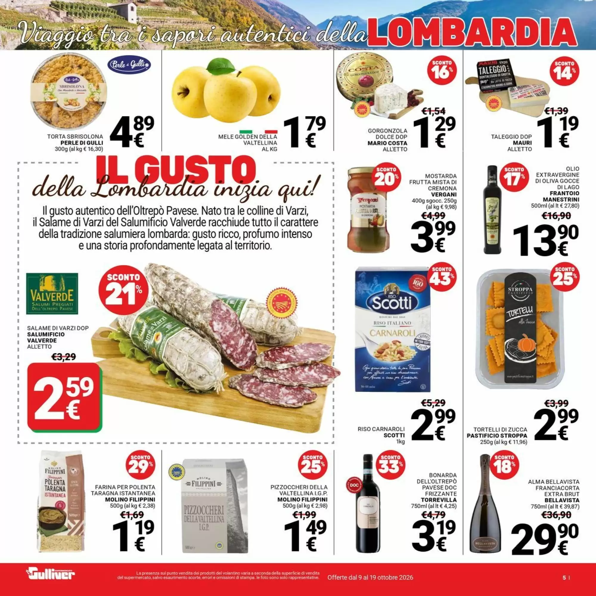 Volantino promozionale Supermercati Gulliver  valide dal 09/10/2026 - Pagina 5.