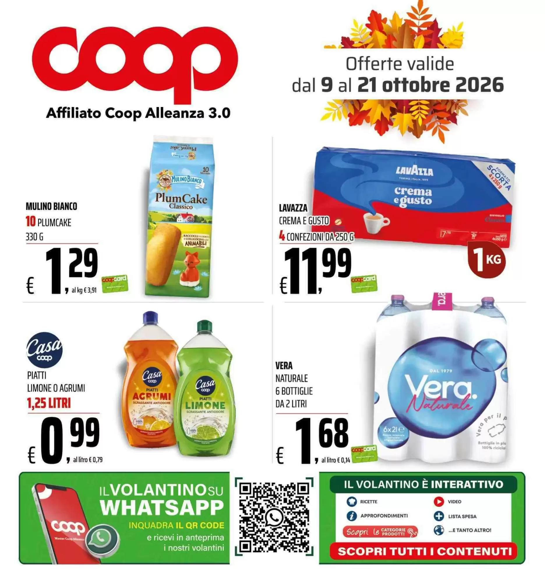 Volantino promozionale Coop Master Alleanza 3.0  valide dal 09/10/2026 - Pagina 1.