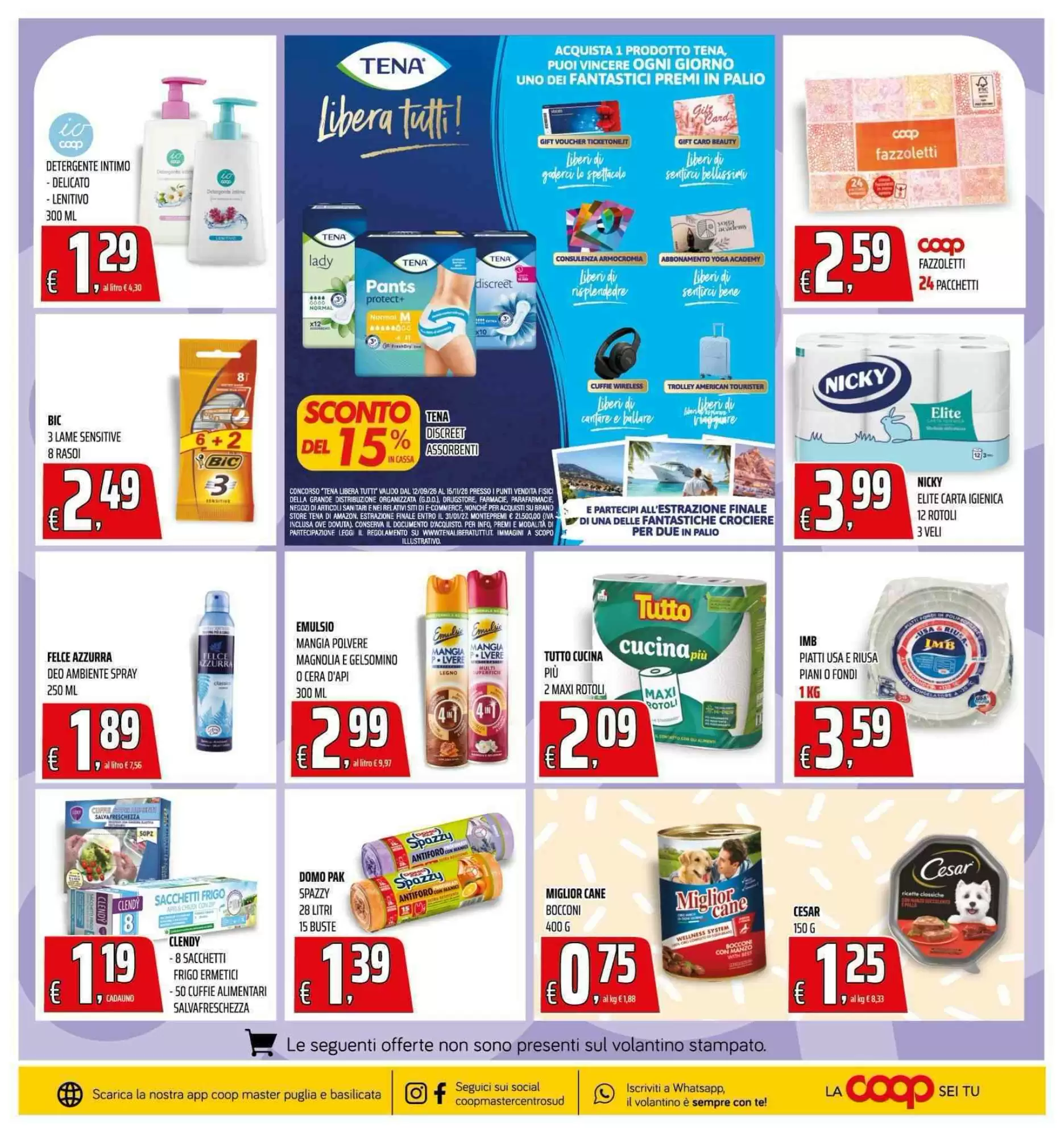Volantino promozionale Coop Master Alleanza 3.0  valide dal 09/10/2026 - Pagina 18.