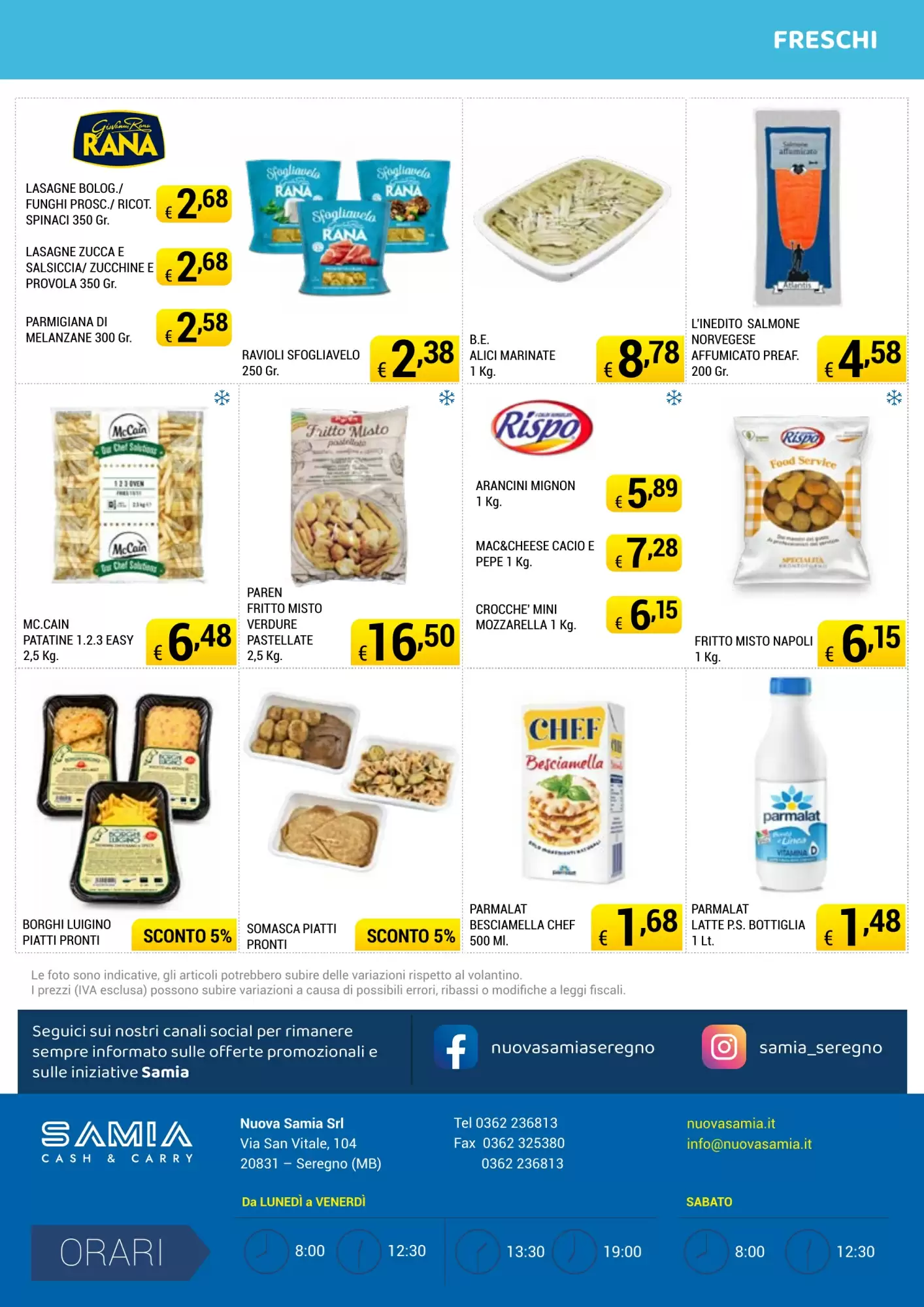 Volantino promozionale Samia Cash and Carry  valide dal 10/10/2026 - Pagina 8.