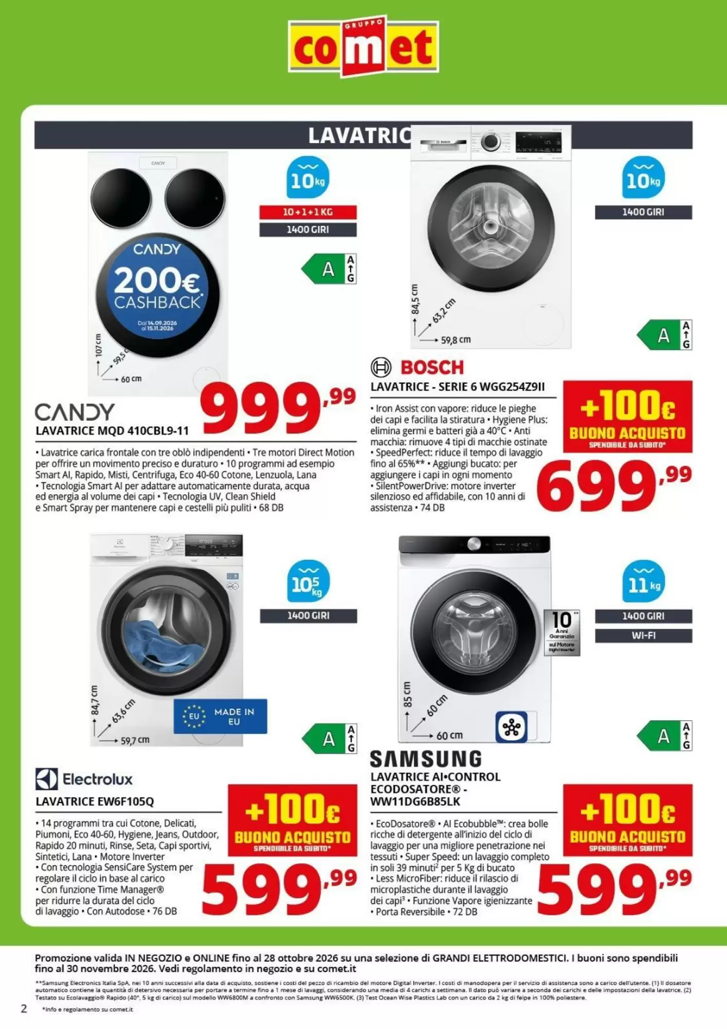 Volantino promozionale Comet  valide dal 10/10/2026 - Pagina 2.