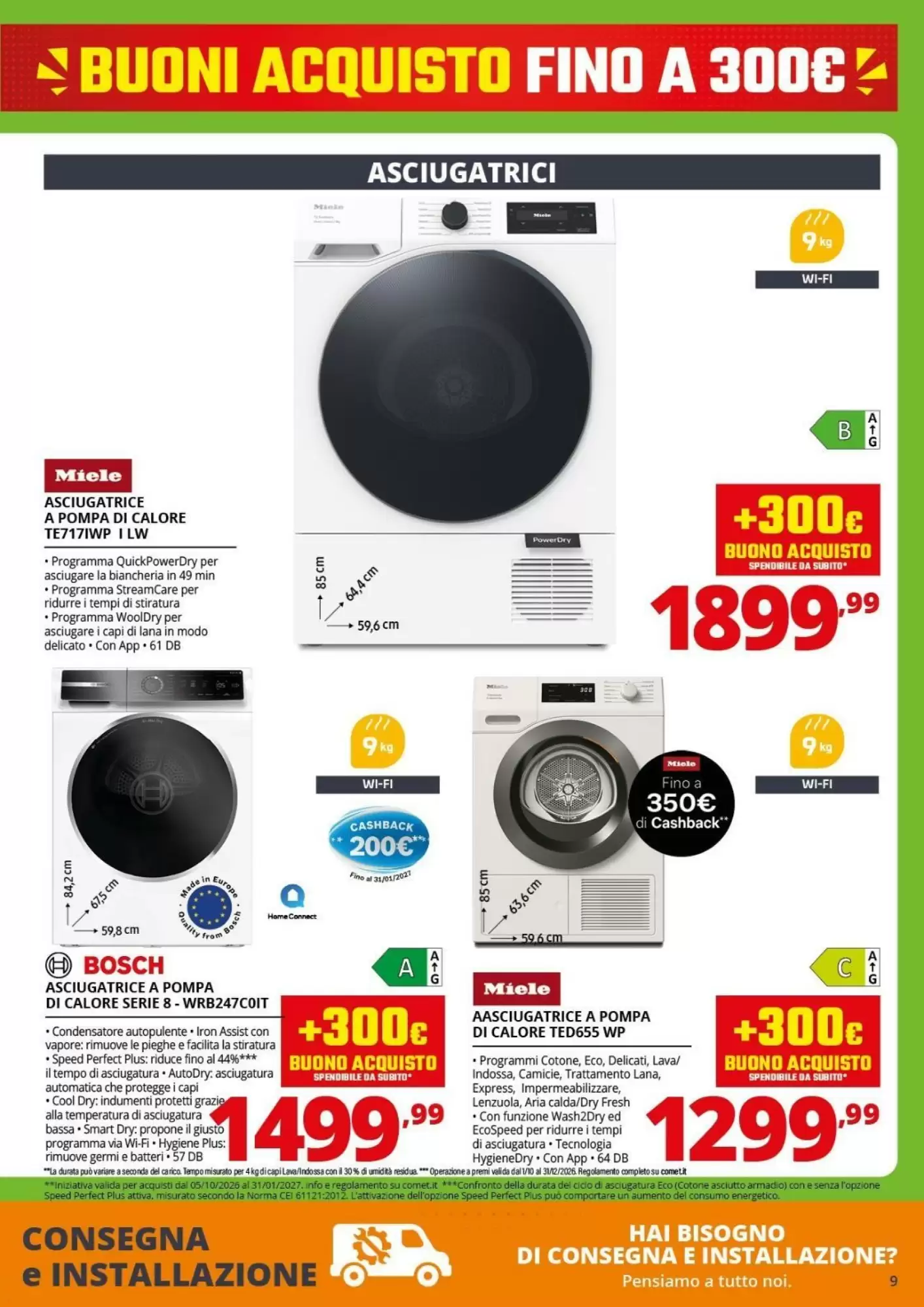 Volantino promozionale Comet  valide dal 10/10/2026 - Pagina 9.