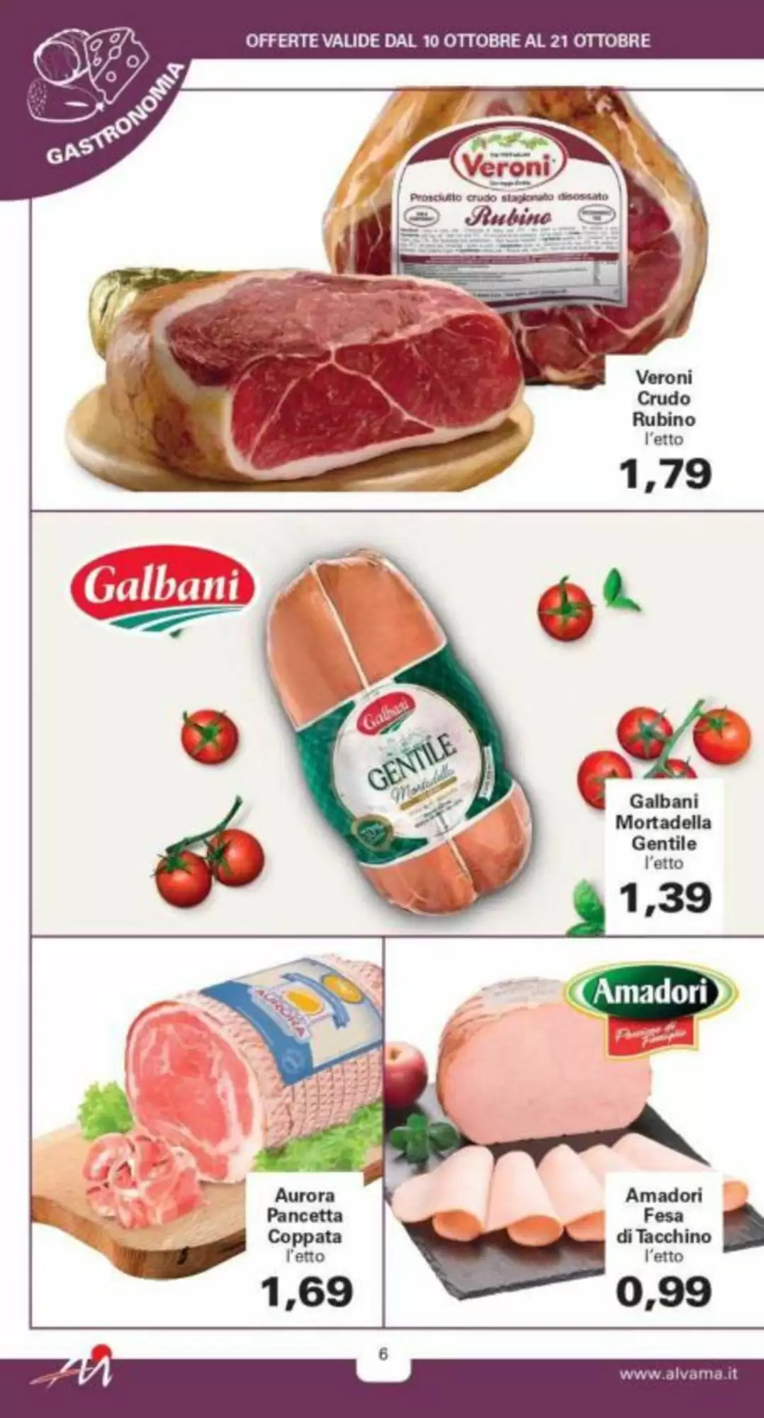 Volantino promozionale Alvama  valide dal 10/10/2026 - Pagina 6.