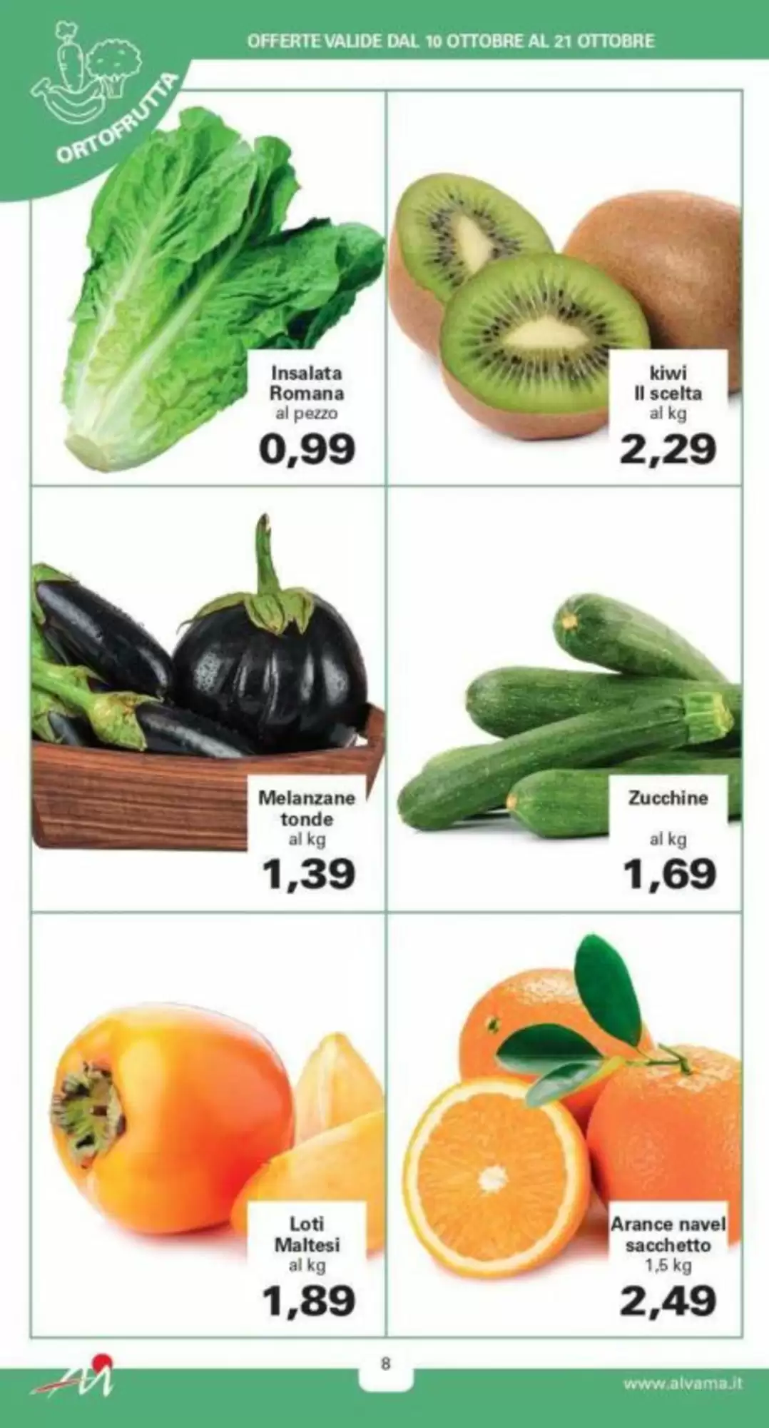 Volantino promozionale Alvama  valide dal 10/10/2026 - Pagina 8.