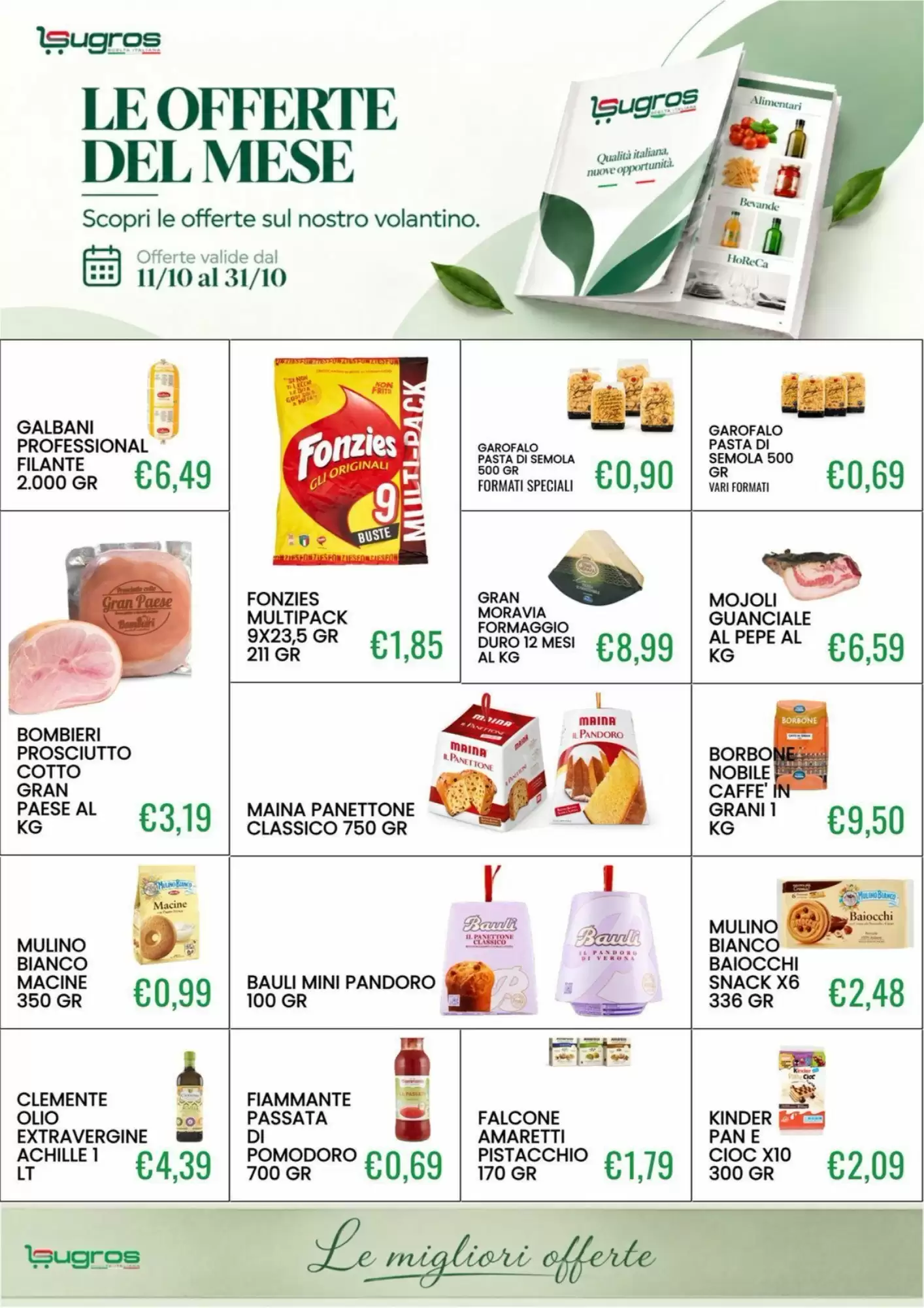 Volantino promozionale Sugros  valide dal 11/10/2026 - Pagina 1.
