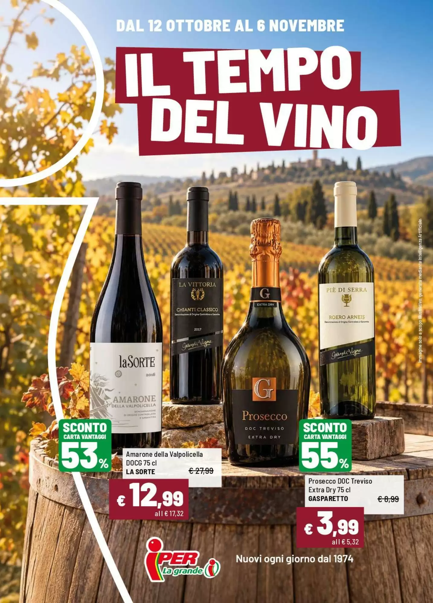 Volantino promozionale Iper La Grande valide dal 12/10/2026 - Pagina 1.