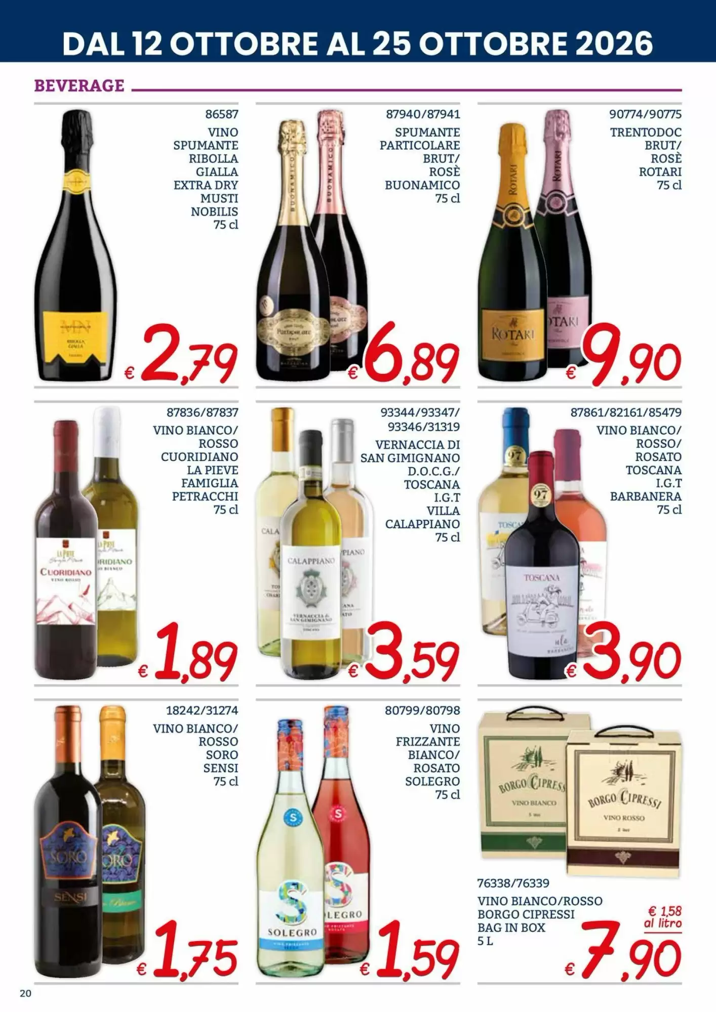 Volantino promozionale Zona  valide dal 12/10/2026 - Pagina 20.