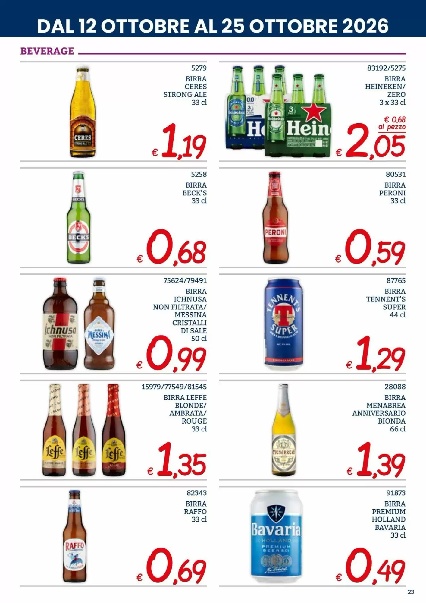 Volantino promozionale Zona  valide dal 12/10/2026 - Pagina 23.