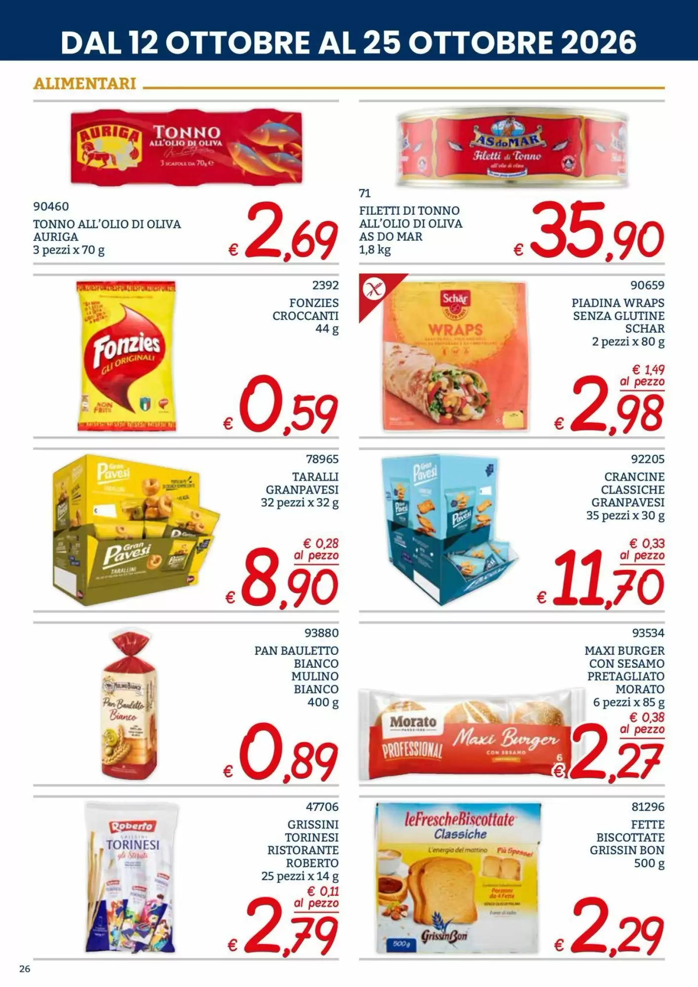 Volantino promozionale Zona  valide dal 12/10/2026 - Pagina 26.