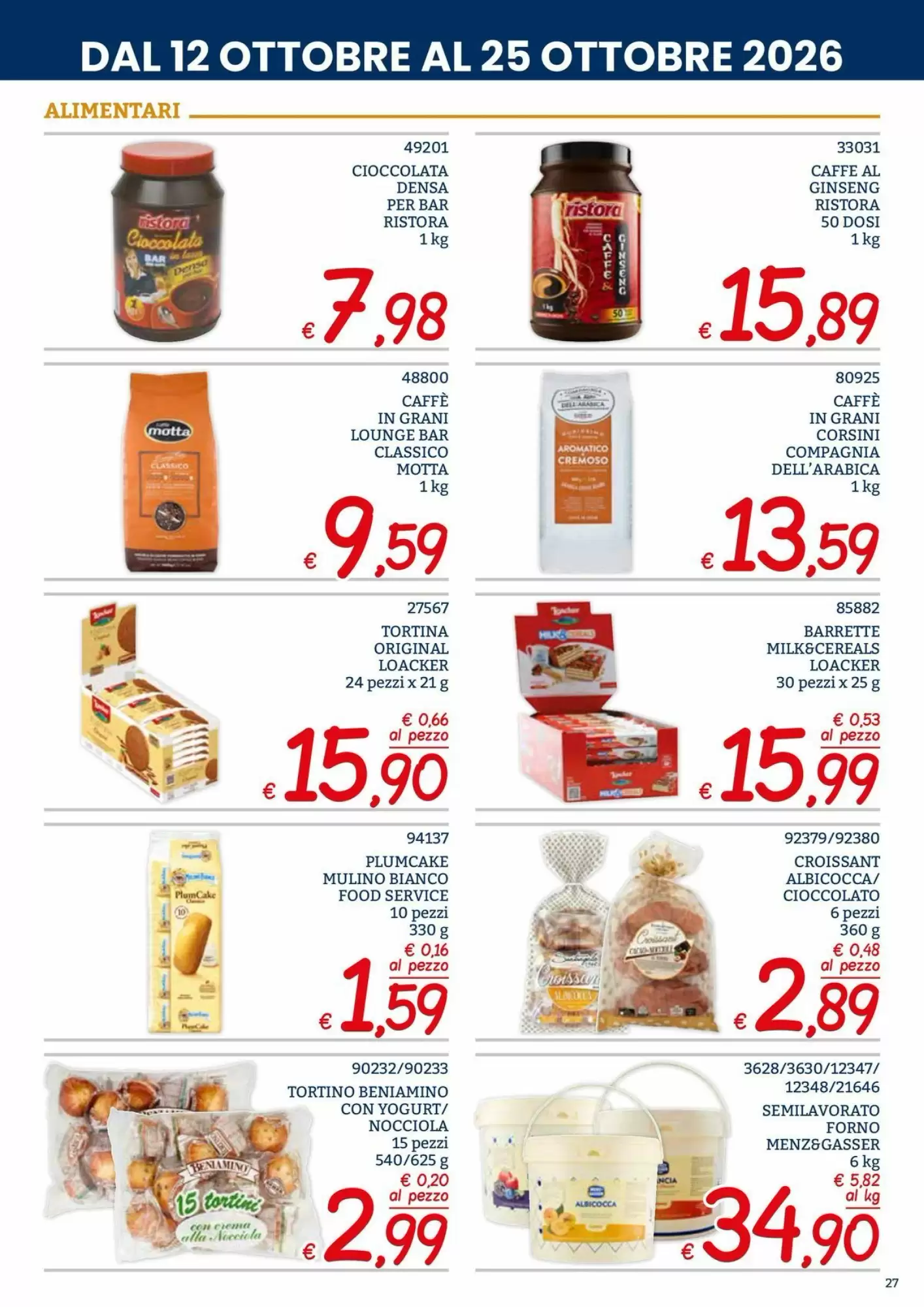 Volantino promozionale Zona  valide dal 12/10/2026 - Pagina 27.