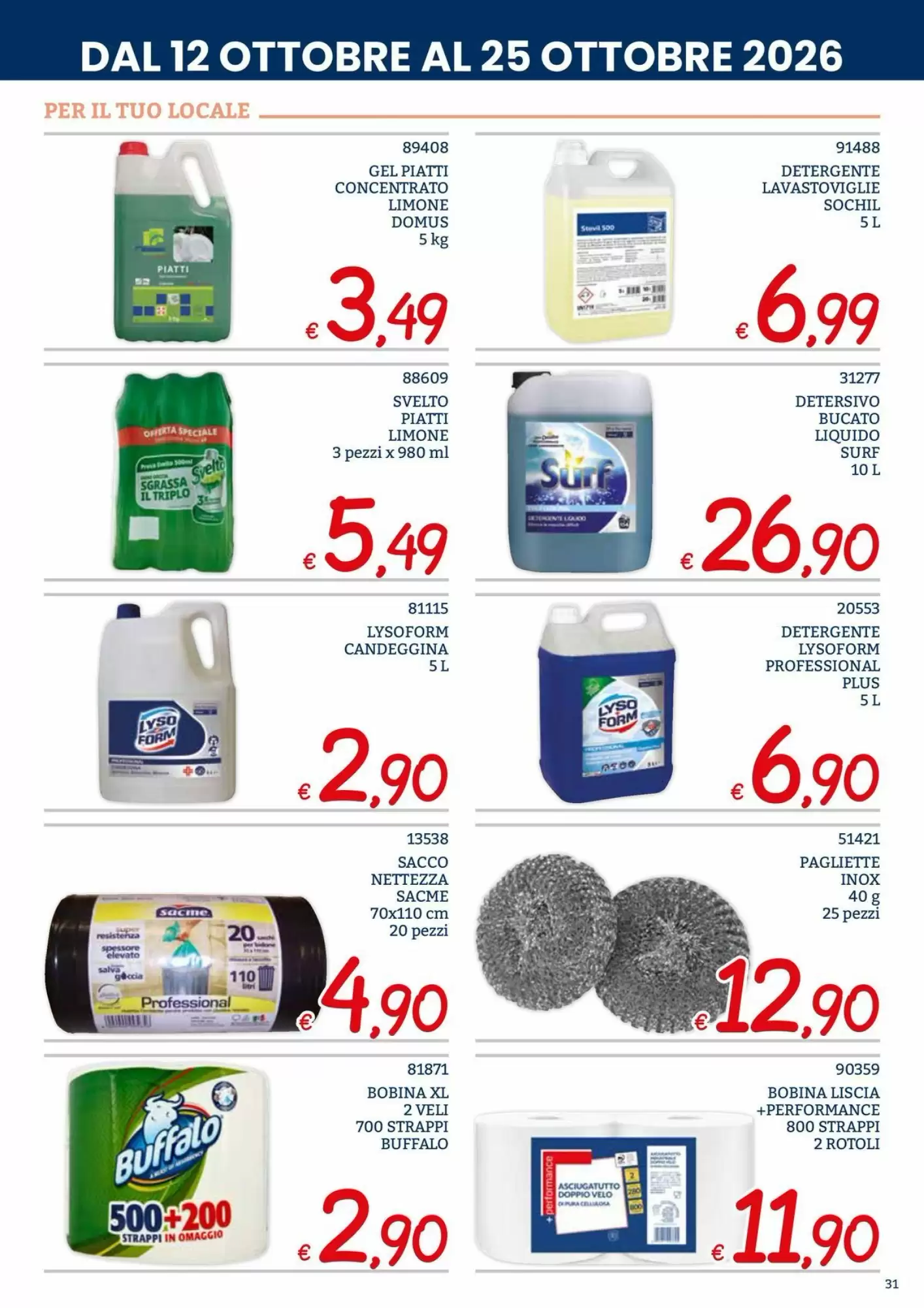 Volantino promozionale Zona  valide dal 12/10/2026 - Pagina 31.