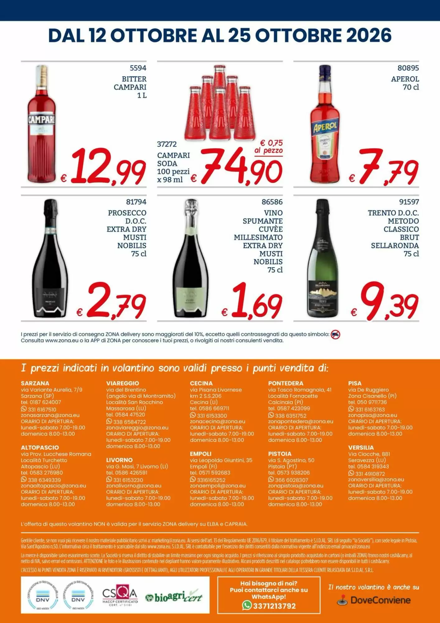 Volantino promozionale Zona  valide dal 12/10/2026 - Pagina 32.
