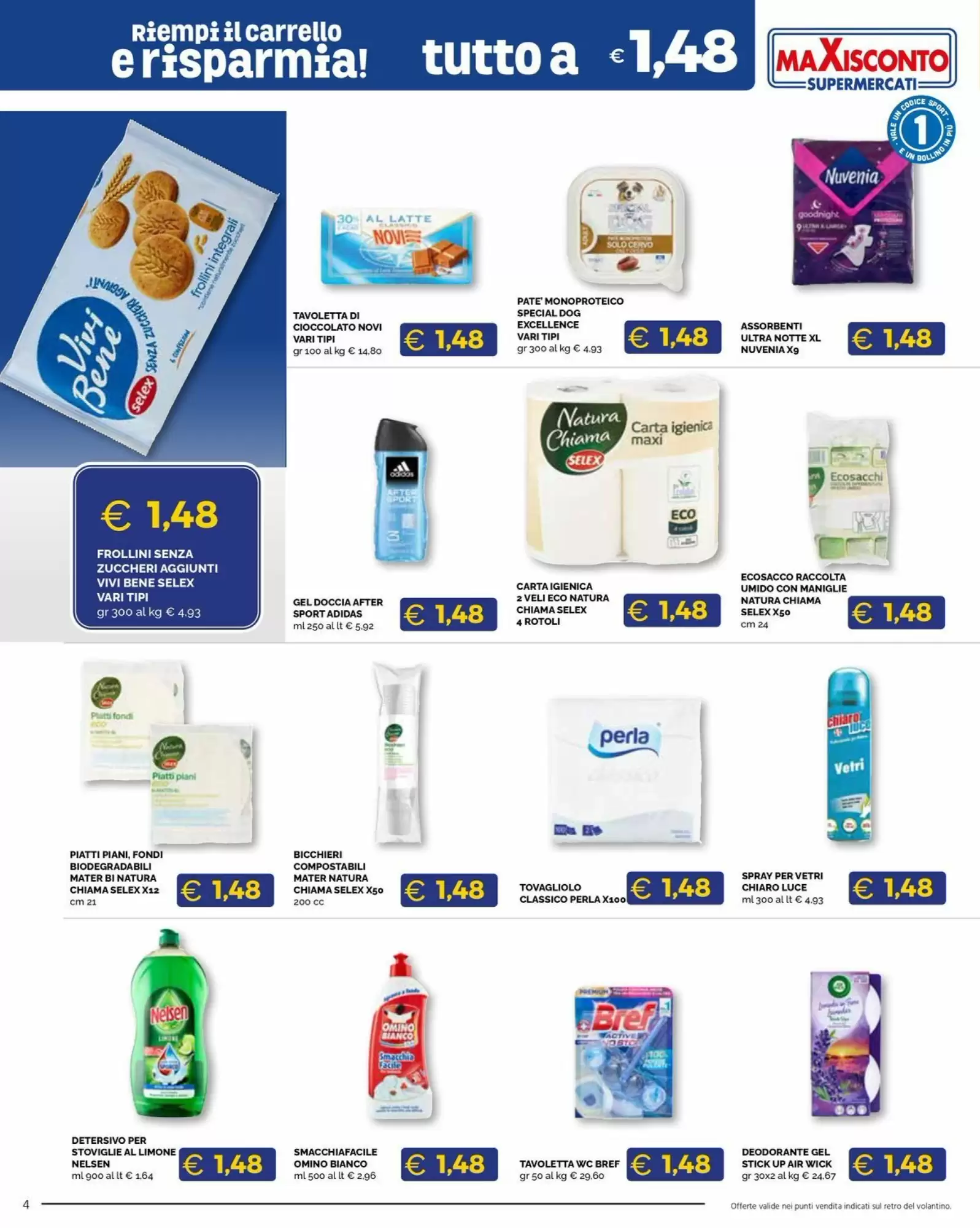 Volantino promozionale Maxisconto  valide dal 12/10/2026 - Pagina 4.