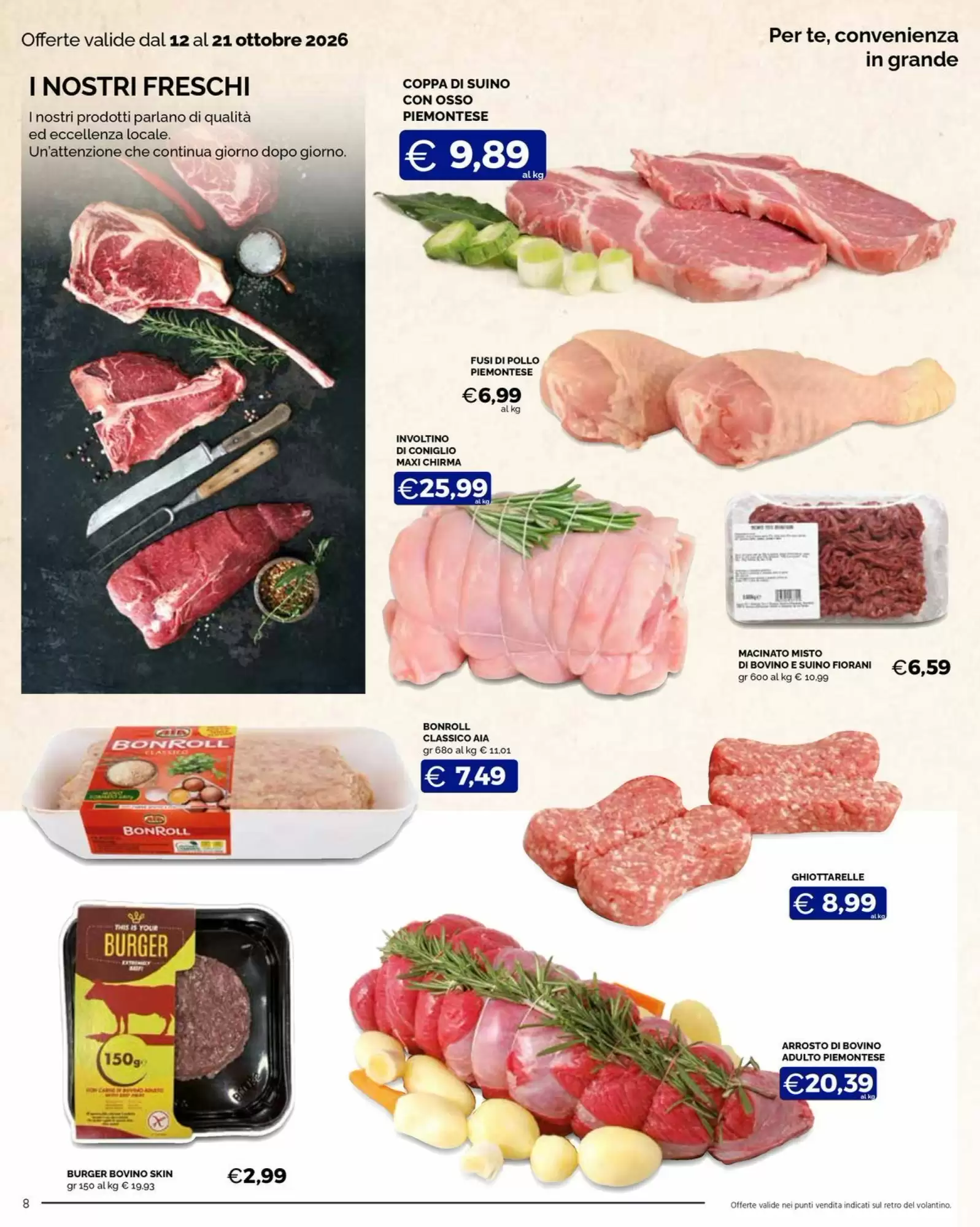 Volantino promozionale Maxisconto  valide dal 12/10/2026 - Pagina 8.
