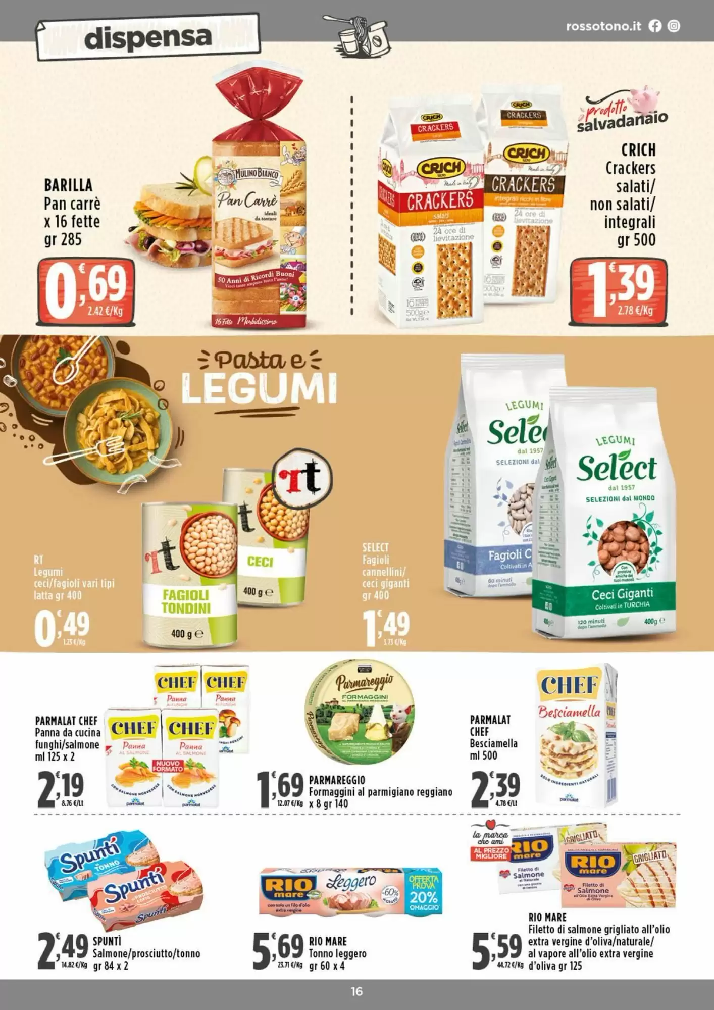 Volantino promozionale Rossotono  valide dal 12/10/2026 - Pagina 16.