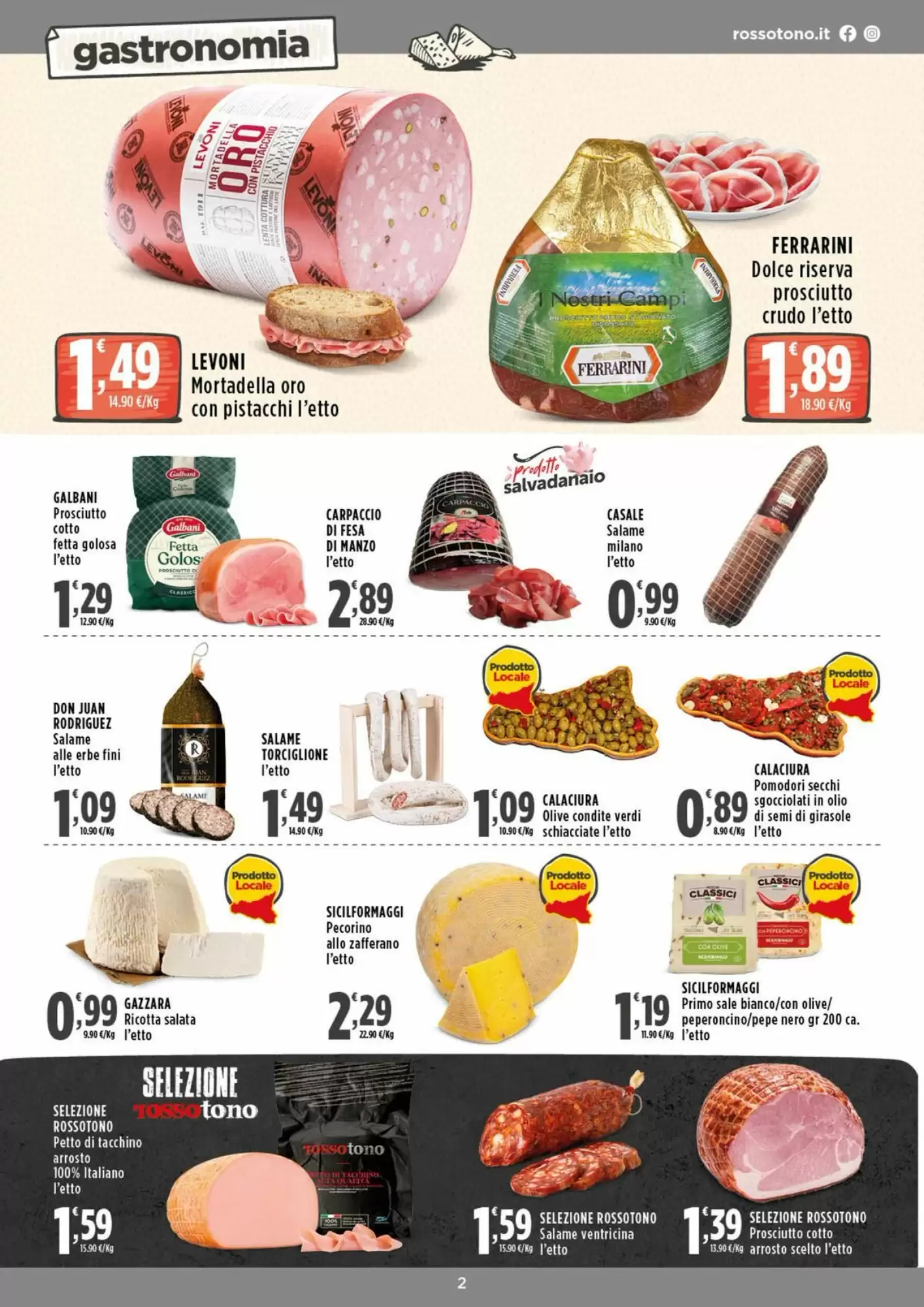 Volantino promozionale Rossotono  valide dal 12/10/2026 - Pagina 2.