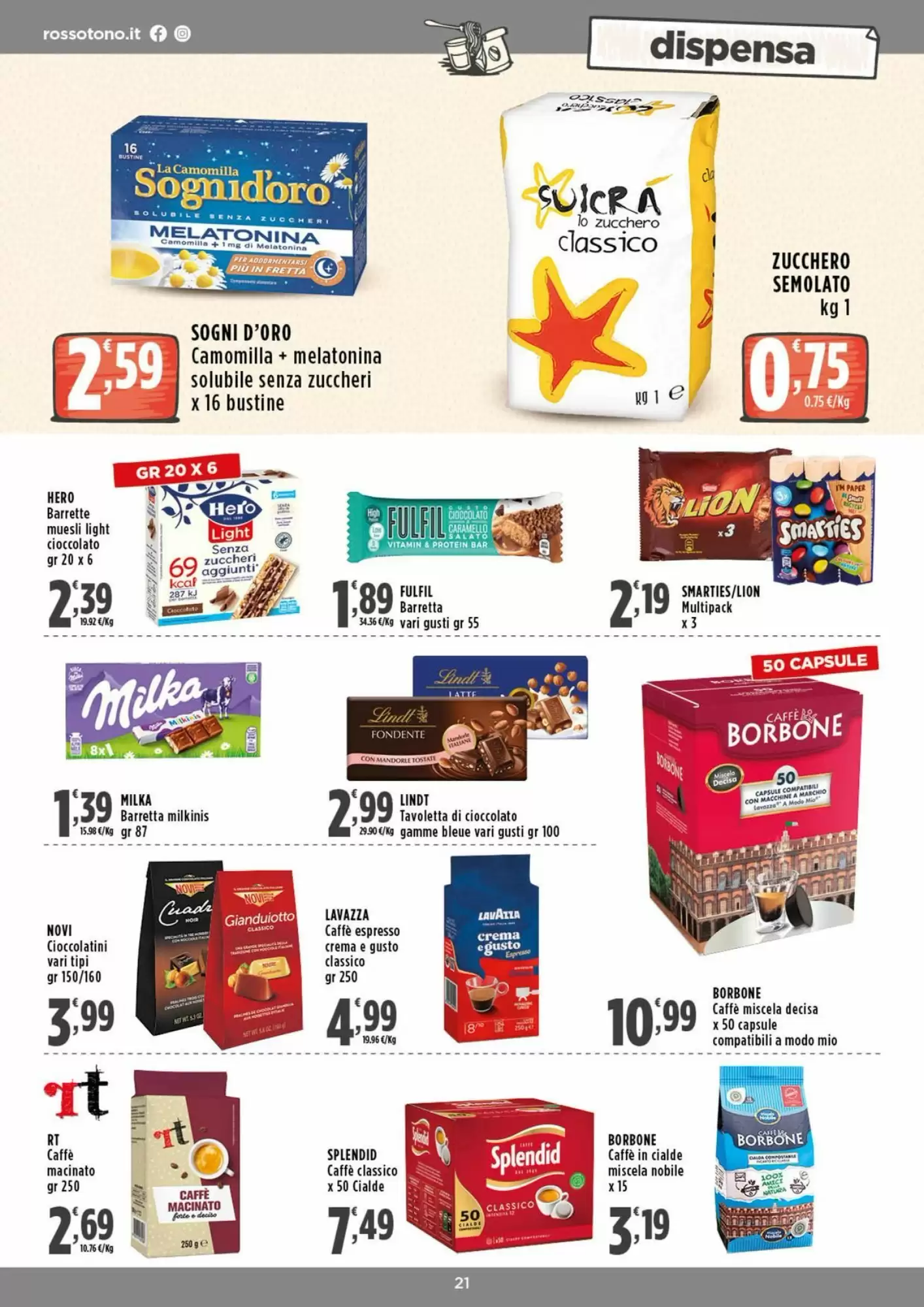 Volantino promozionale Rossotono  valide dal 12/10/2026 - Pagina 21.