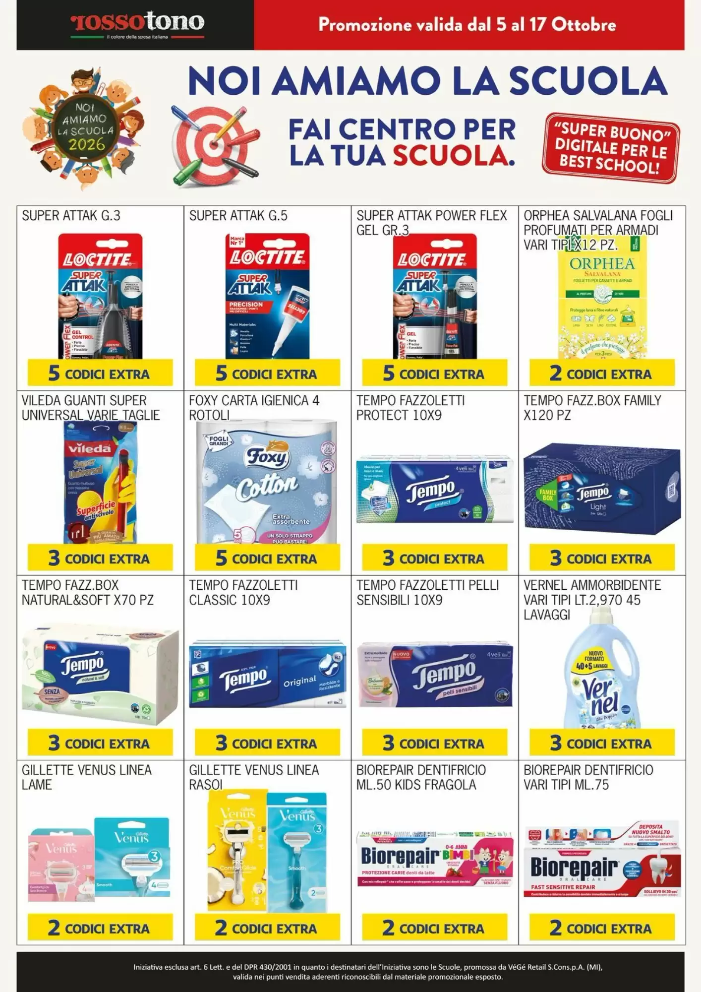 Volantino promozionale Rossotono  valide dal 12/10/2026 - Pagina 30.