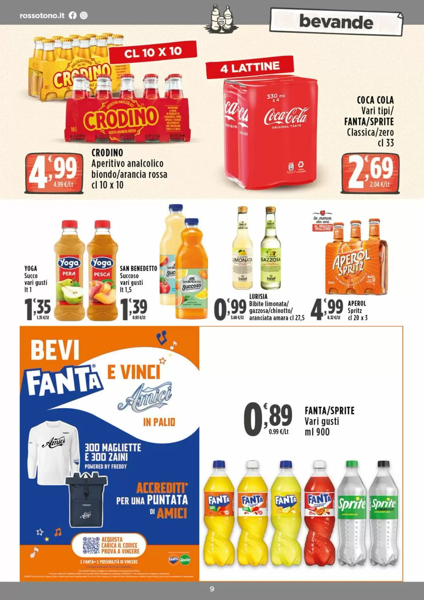 Volantino promozionale Rossotono  valide dal 12/10/2026 - Pagina 9.