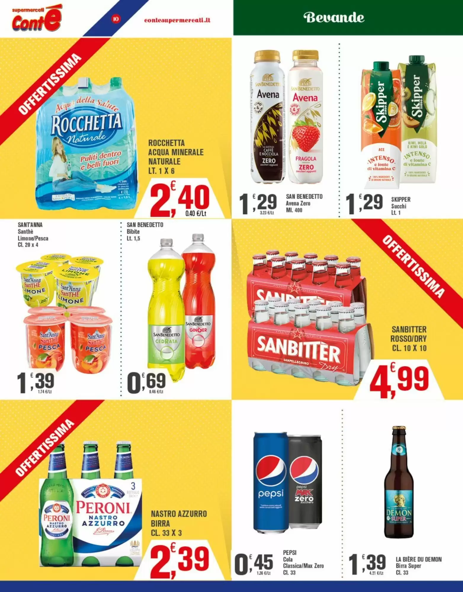 Volantino promozionale Conté Supermercati  valide dal 12/10/2026 - Pagina 10.