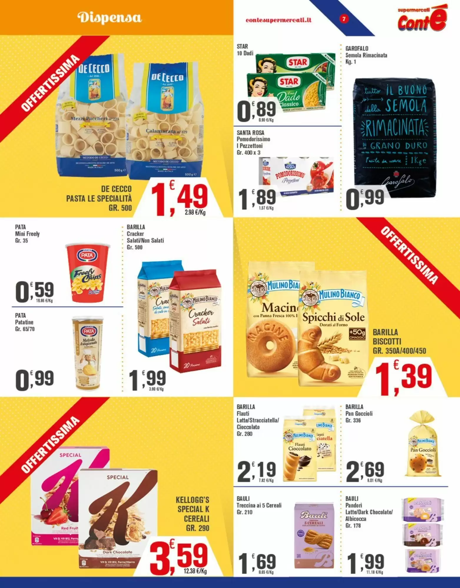 Volantino promozionale Conté Supermercati  valide dal 12/10/2026 - Pagina 7.