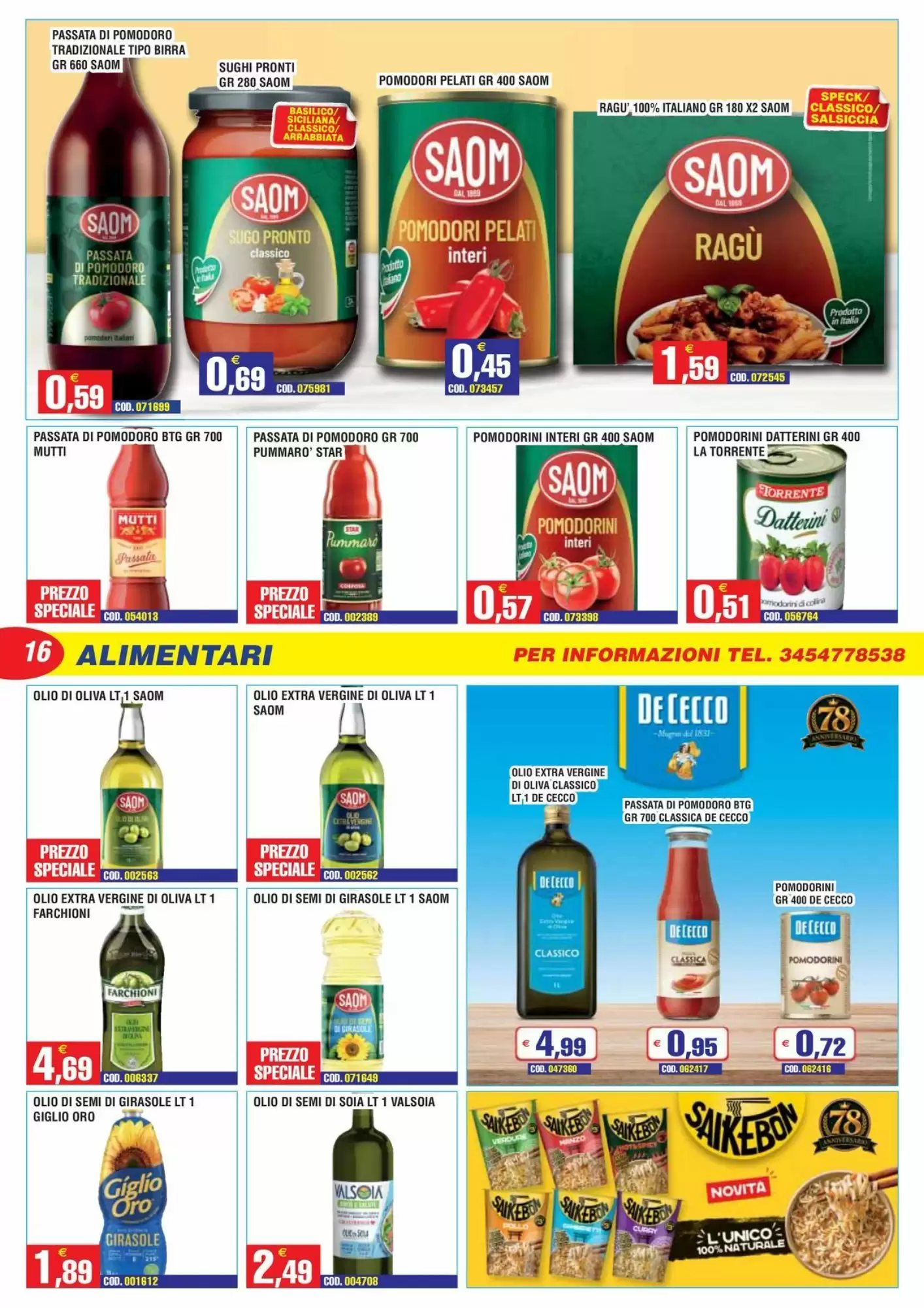 Volantino promozionale Immenso Cash  valide dal 12/10/2026 - Pagina 16.