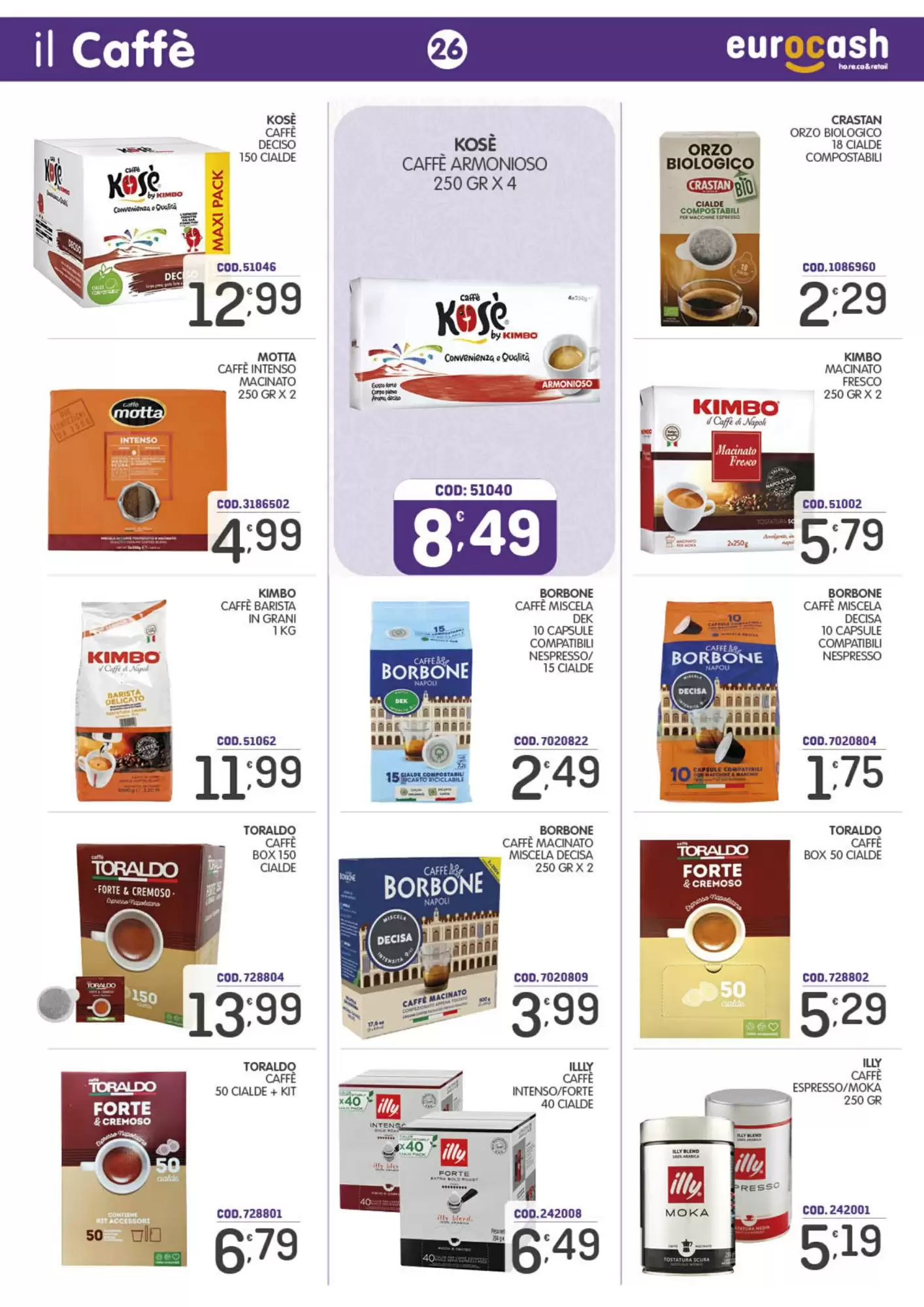 Volantino promozionale Eurocash  valide dal 12/10/2026 - Pagina 26.