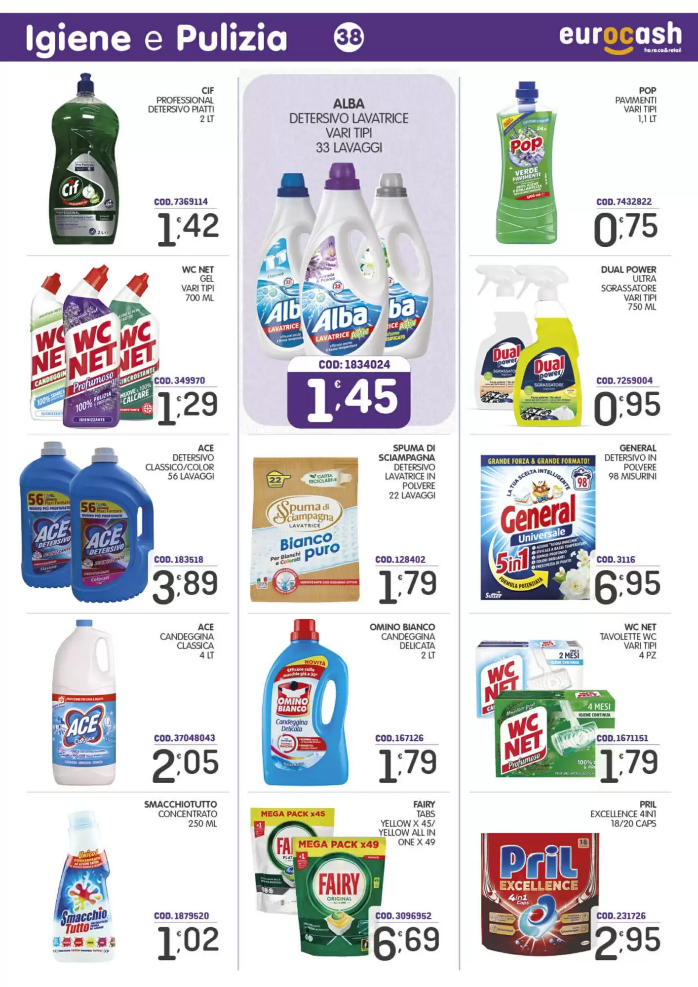 Volantino promozionale Eurocash  valide dal 12/10/2026 - Pagina 38.