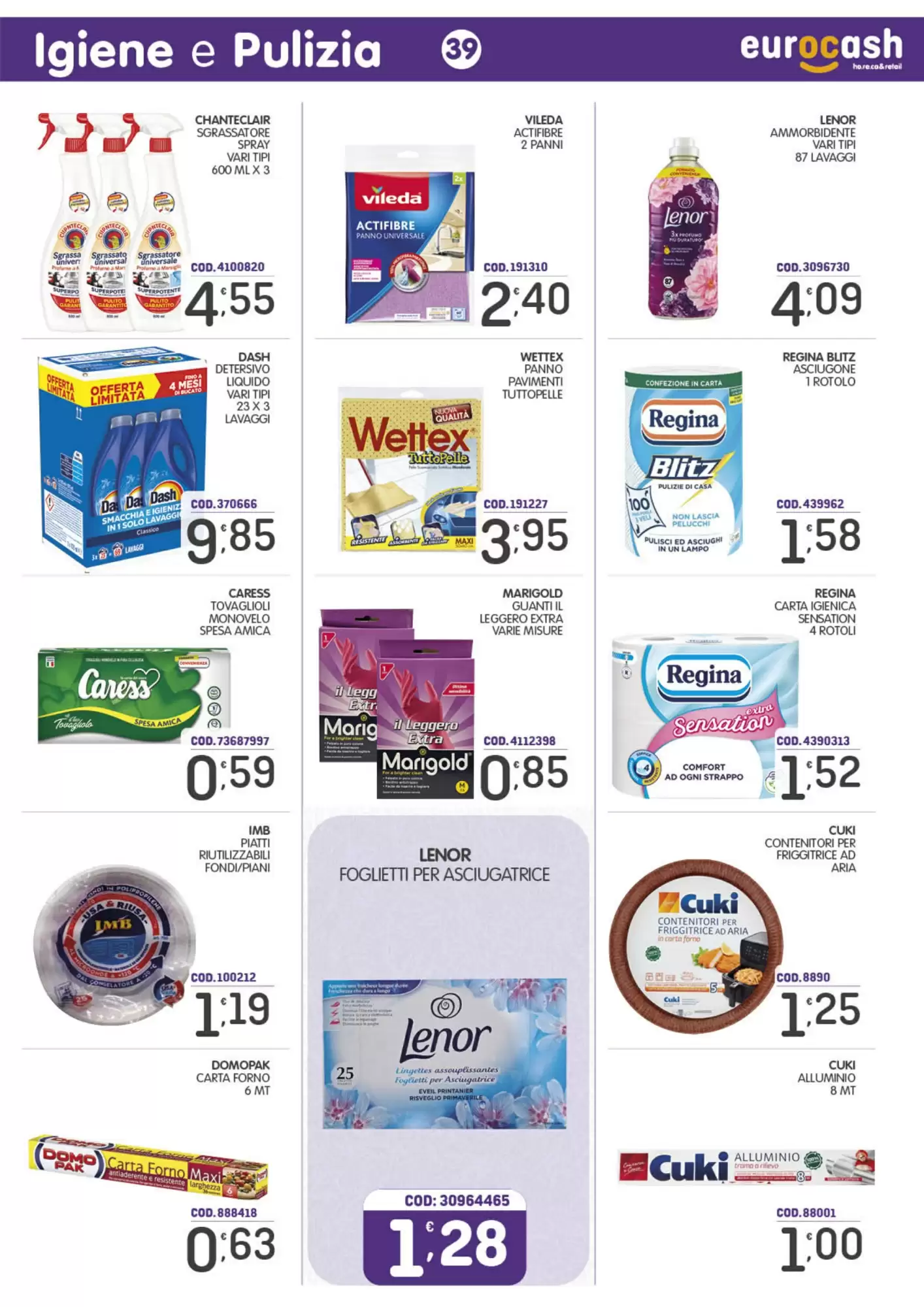 Volantino promozionale Eurocash  valide dal 12/10/2026 - Pagina 39.