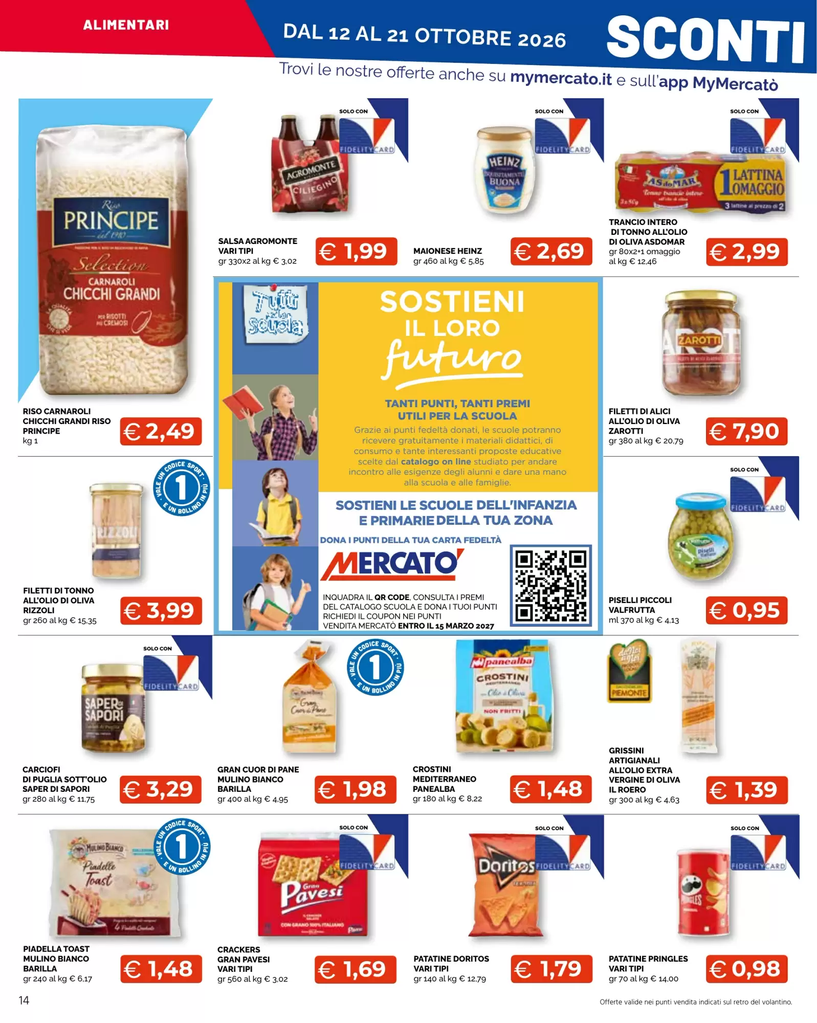 Volantino promozionale Mercatò Big  valide dal 12/10/2026 - Pagina 14.