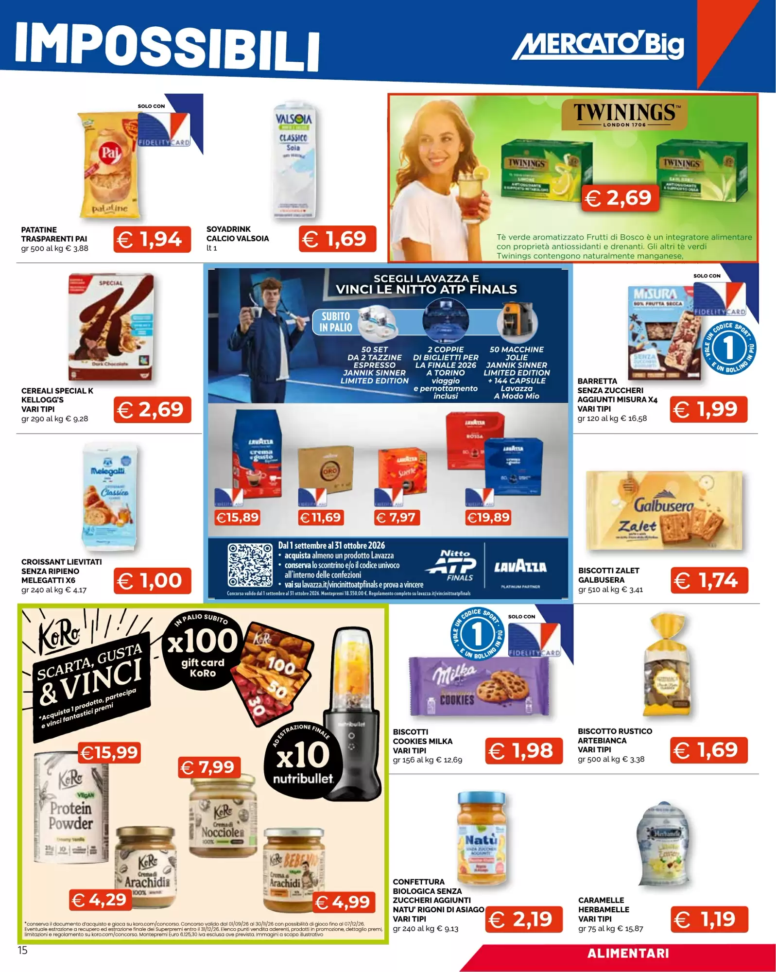 Volantino promozionale Mercatò Big  valide dal 12/10/2026 - Pagina 15.
