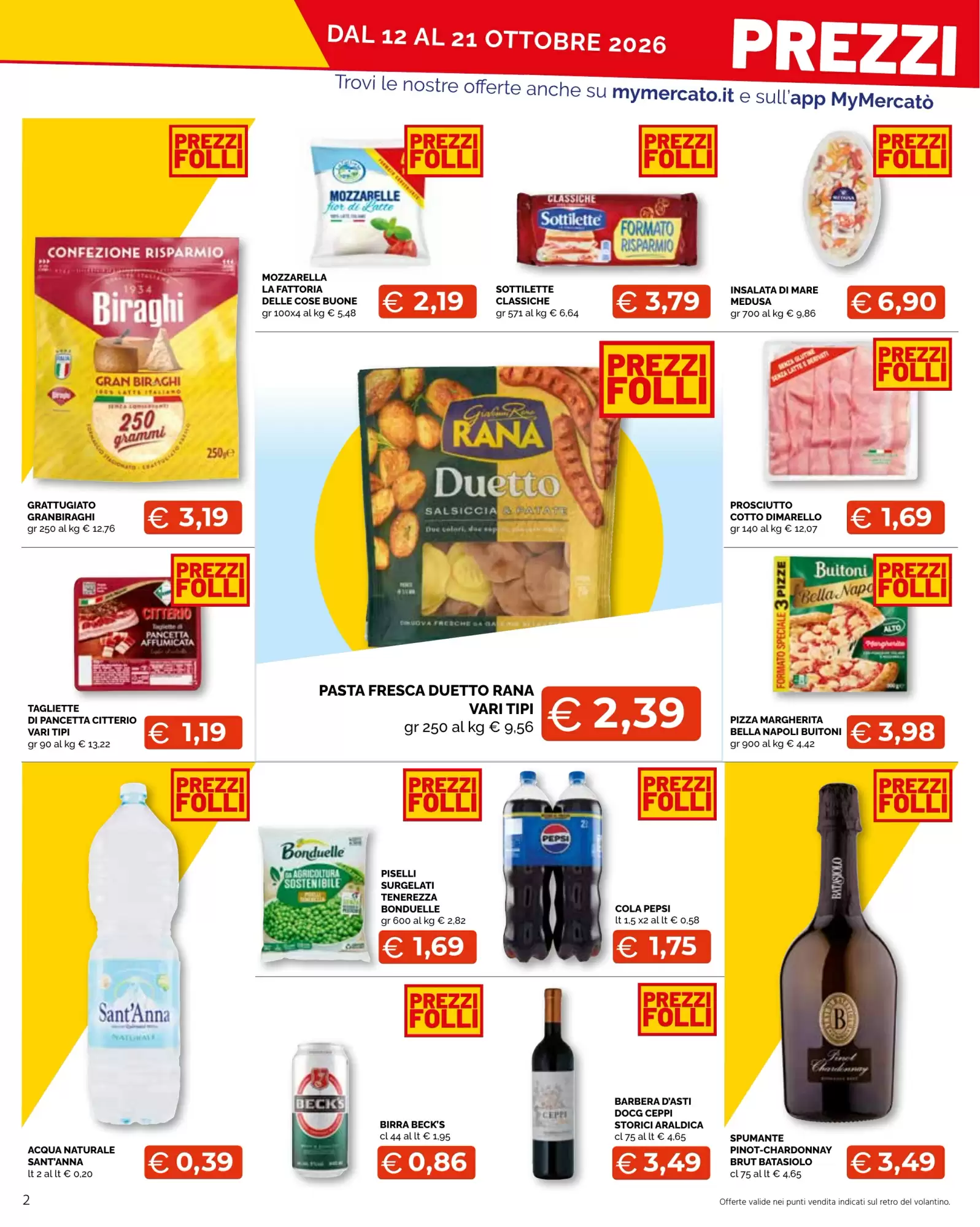 Volantino promozionale Mercatò Big  valide dal 12/10/2026 - Pagina 2.