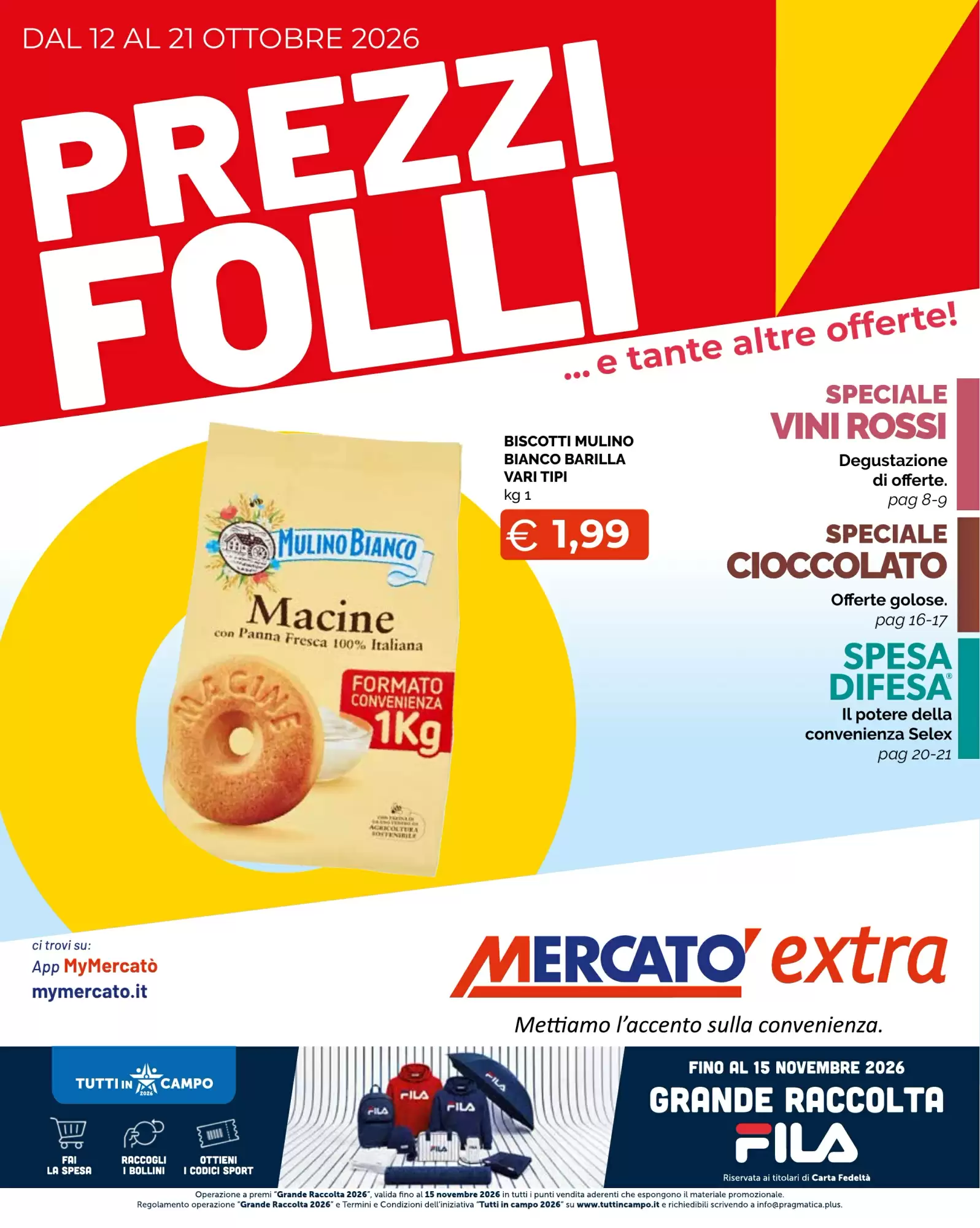 Volantino promozionale Mercatò Extra  valide dal 12/10/2026 - Pagina 1.