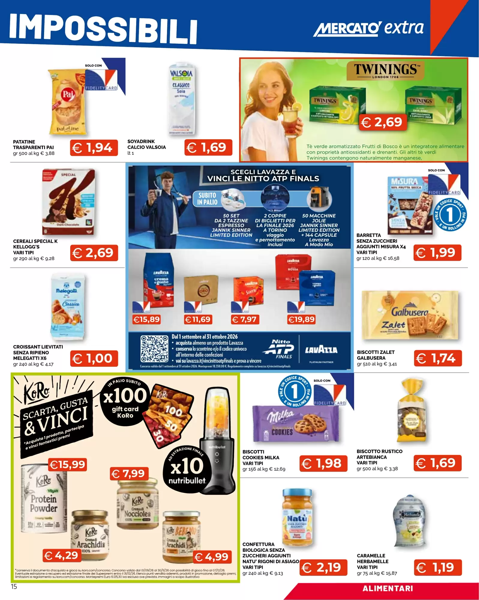 Volantino promozionale Mercatò Extra  valide dal 12/10/2026 - Pagina 15.