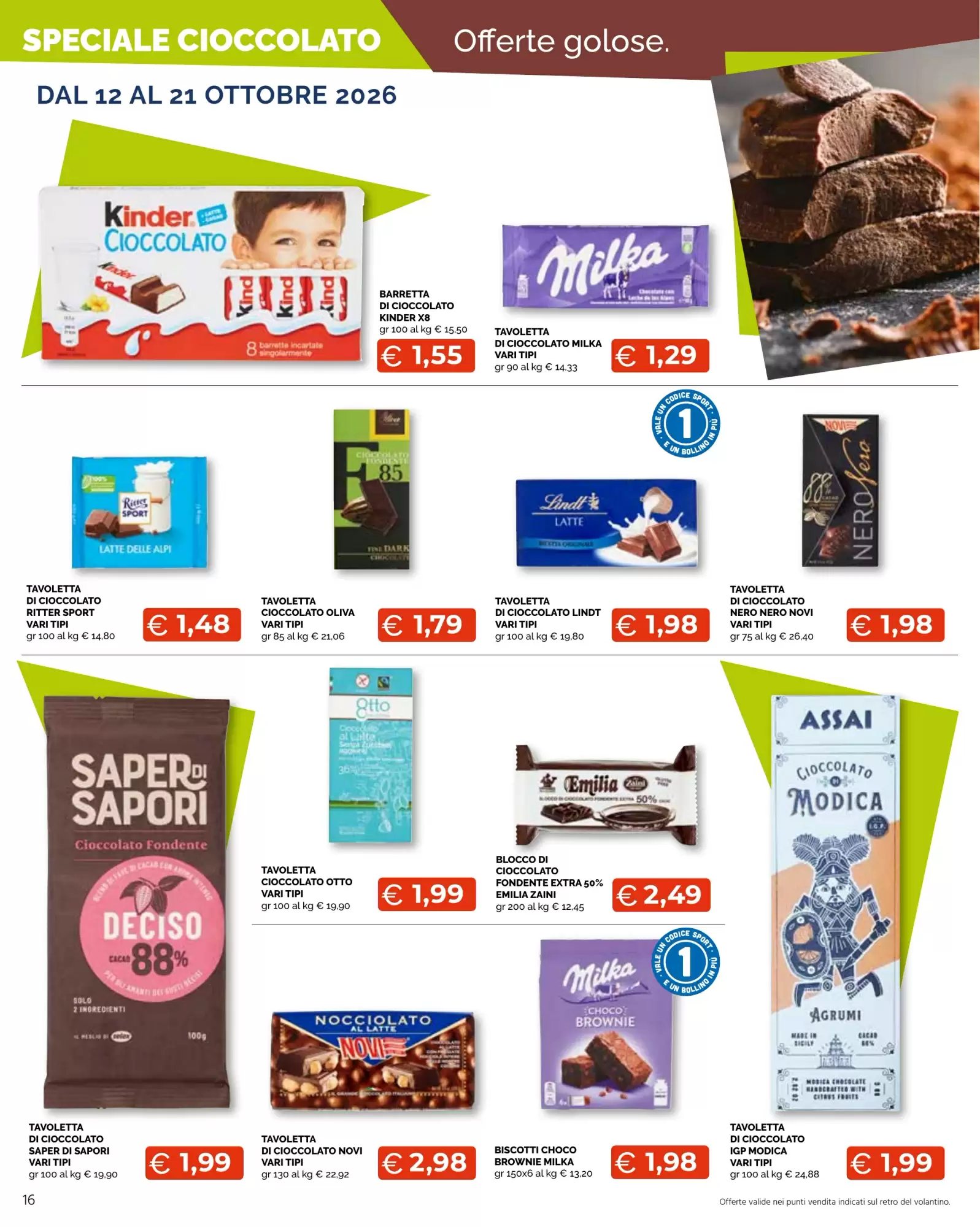 Volantino promozionale Mercatò Extra  valide dal 12/10/2026 - Pagina 16.
