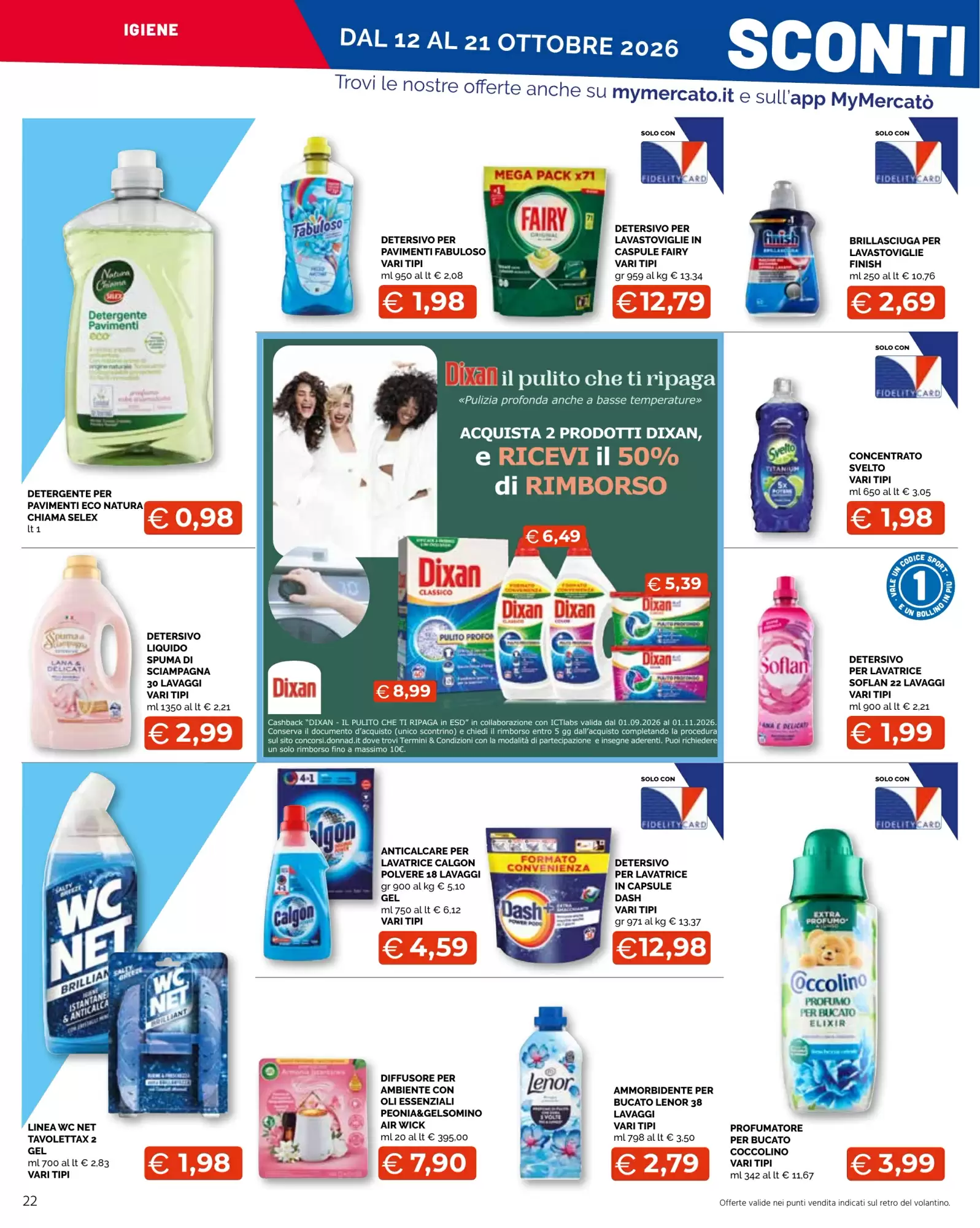 Volantino promozionale Mercatò Extra  valide dal 12/10/2026 - Pagina 22.