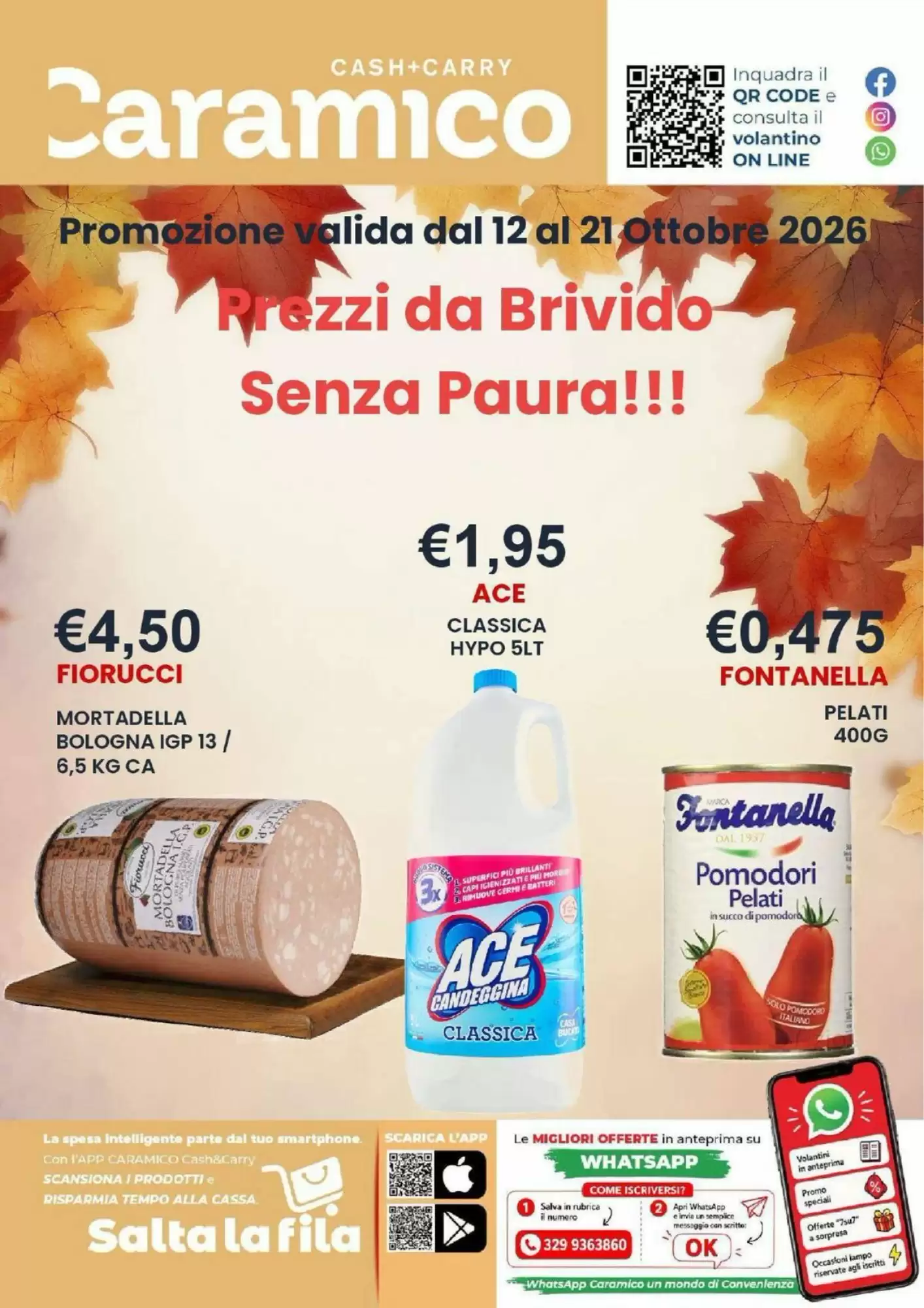 Volantino promozionale Caramico  valide dal 12/10/2026 - Pagina 1.