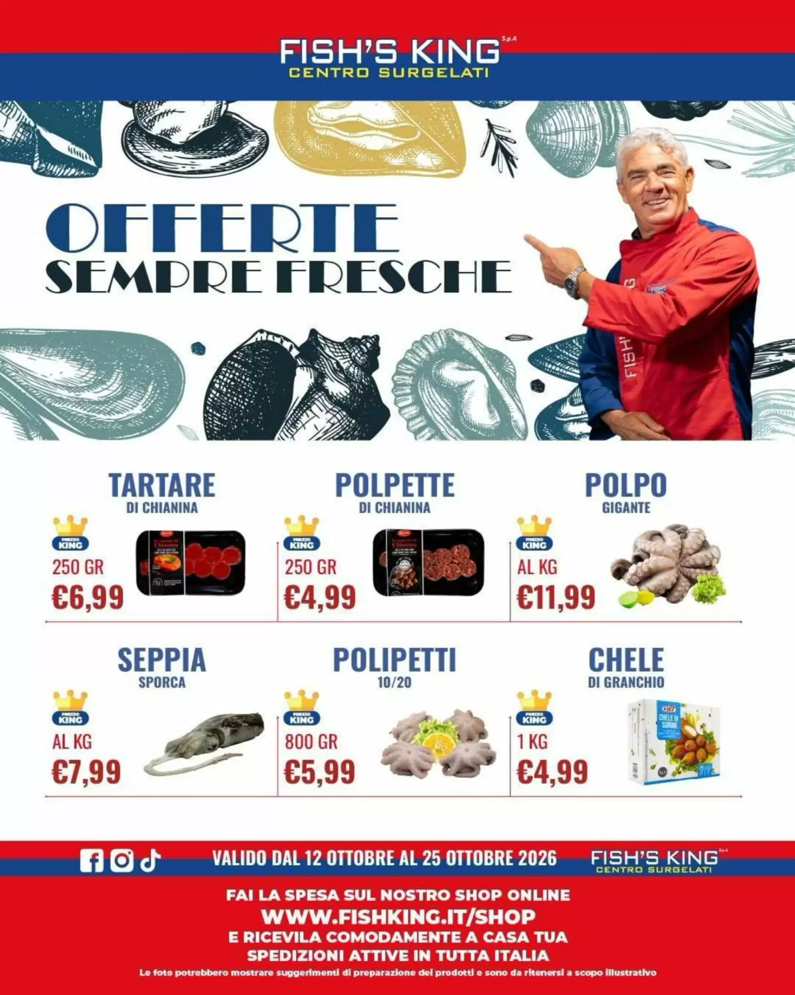 Volantino promozionale Fish's King valide dal 12/10/2026 - Pagina 1.
