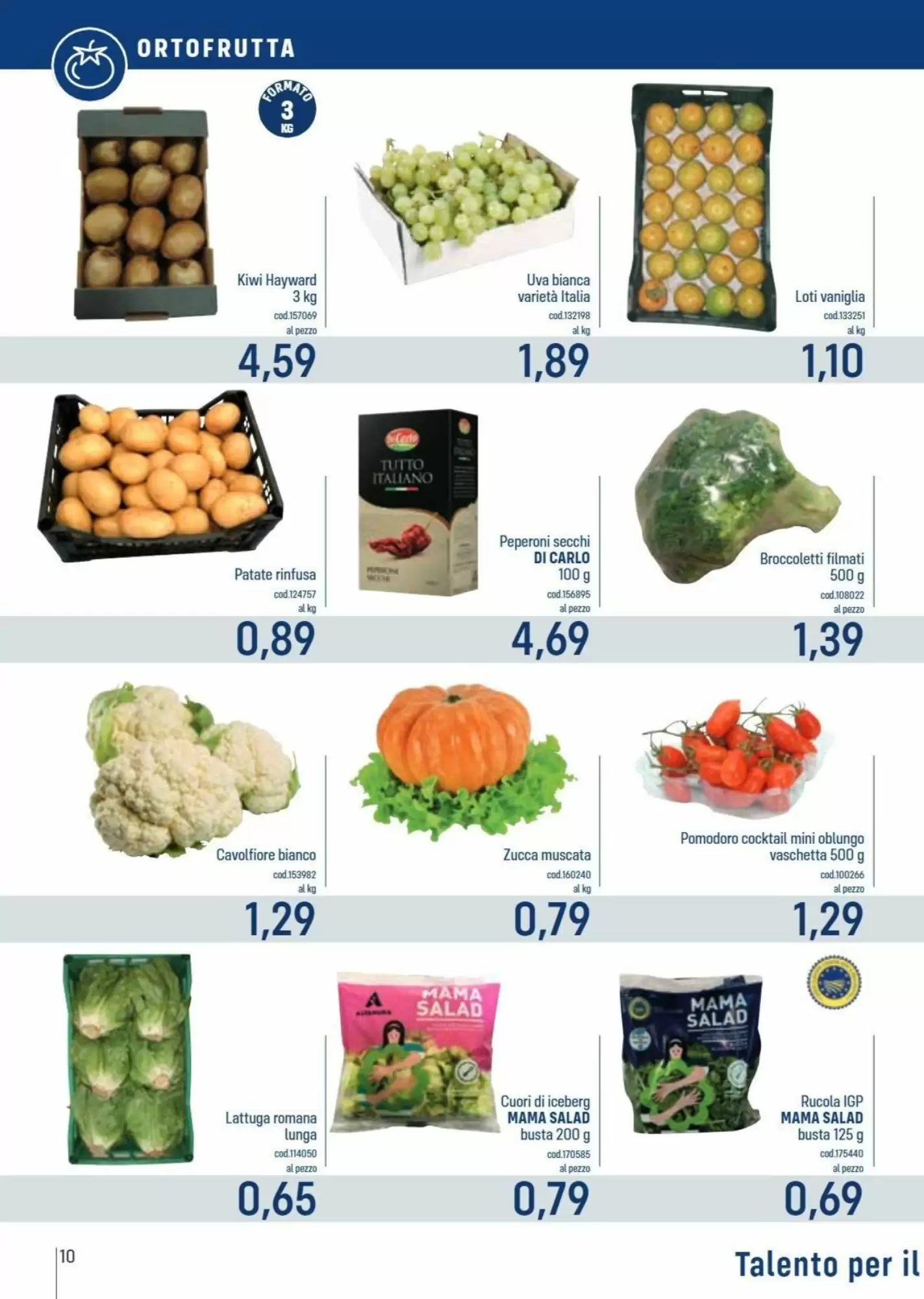 Volantino promozionale Talento Professional Store  valide dal 12/10/2026 - Pagina 10.