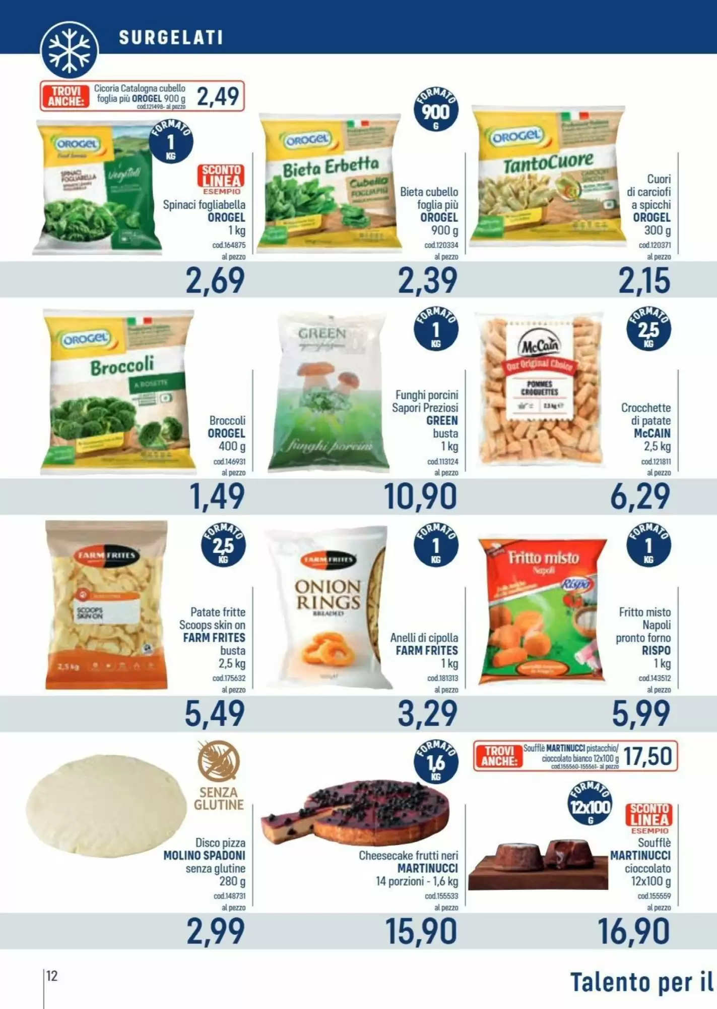 Volantino promozionale Talento Professional Store  valide dal 12/10/2026 - Pagina 12.