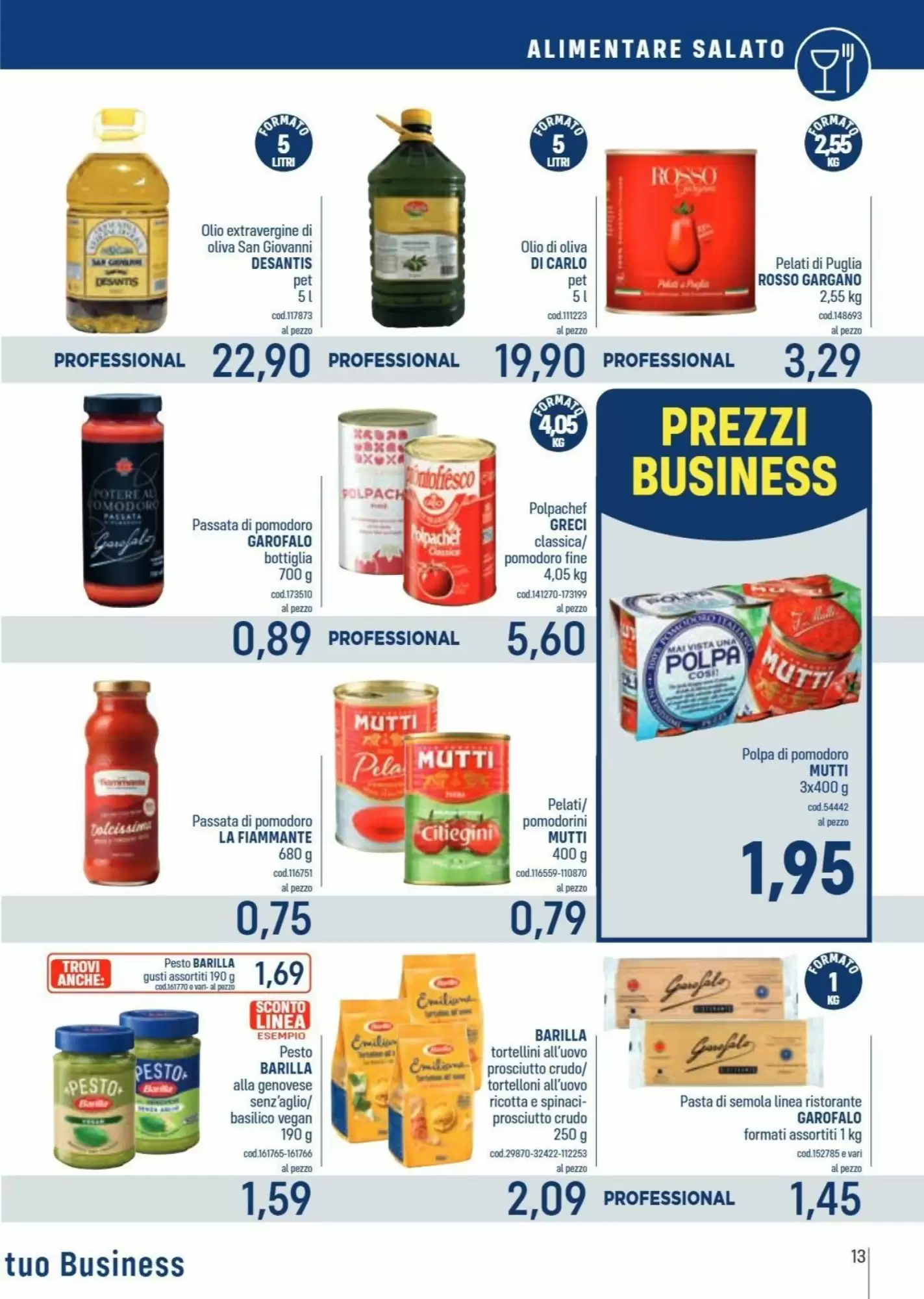 Volantino promozionale Talento Professional Store  valide dal 12/10/2026 - Pagina 13.