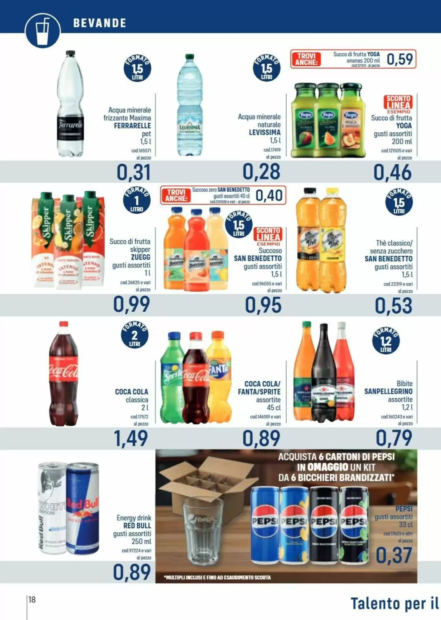 Volantino promozionale Talento Professional Store  valide dal 12/10/2026 - Pagina 18.